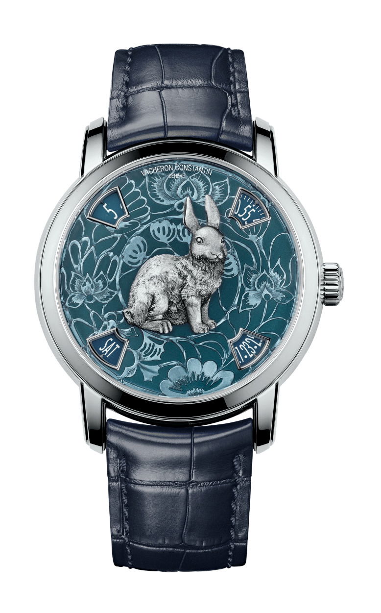 Vacheron Constantin Métiers d’Art The Legend of the Chinese Zodiac Year of the Rabbit luxury timepiece - detailed view