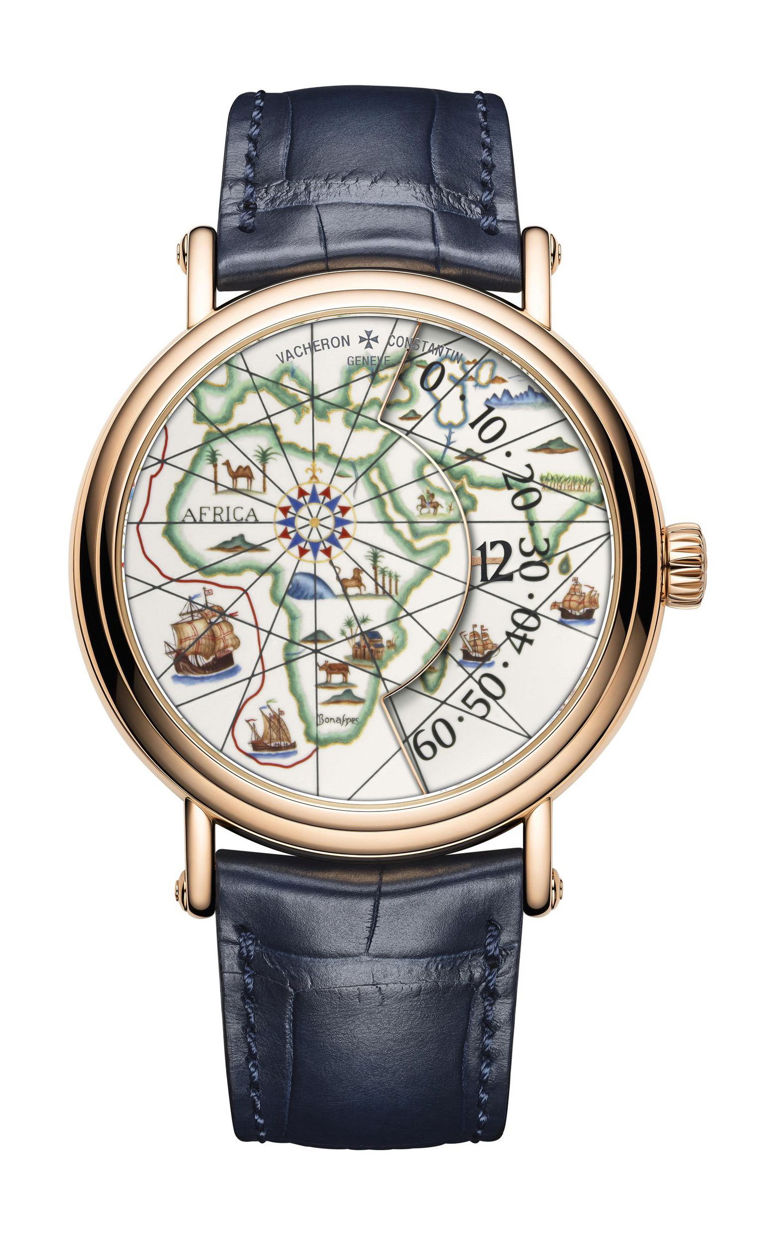 Vacheron Constantin Métiers d’Art Tribute to Great Explorers – Bartolomeu Dias luxury timepiece - detailed view
