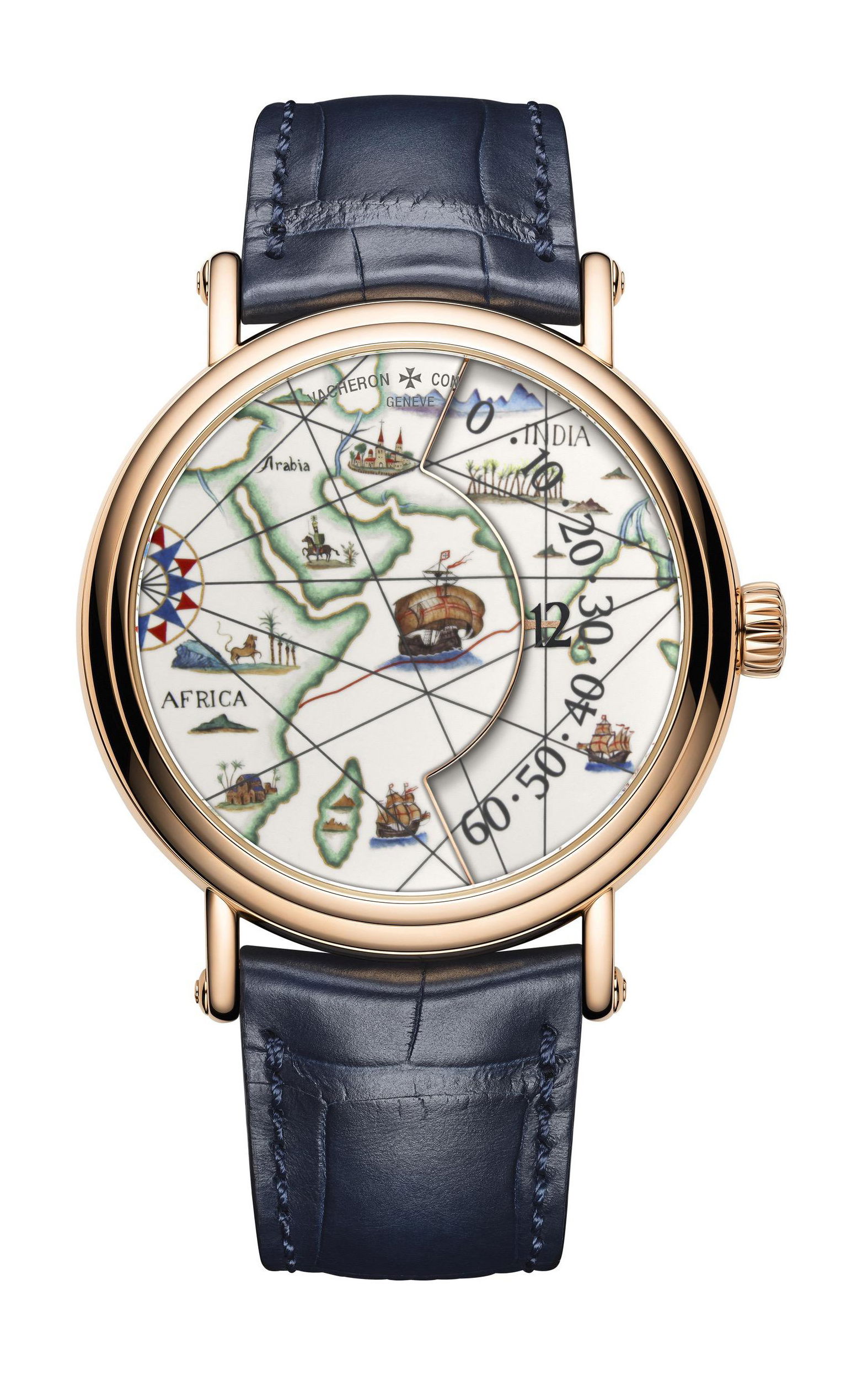 Vacheron Constantin Métiers d’Art Tribute to Great Explorers – Vasco da Gama luxury timepiece - detailed view