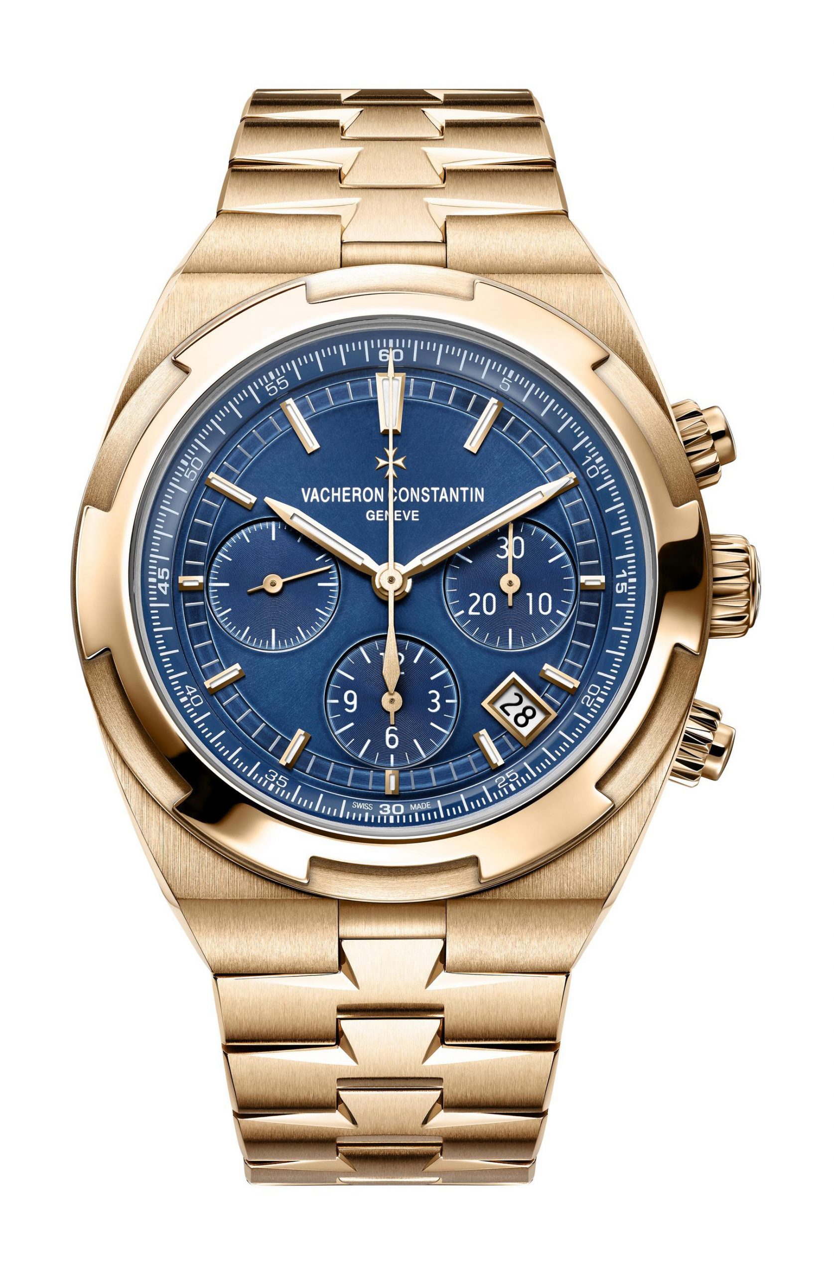Vacheron Constantin Overseas Chronograph luxury timepiece - detailed view