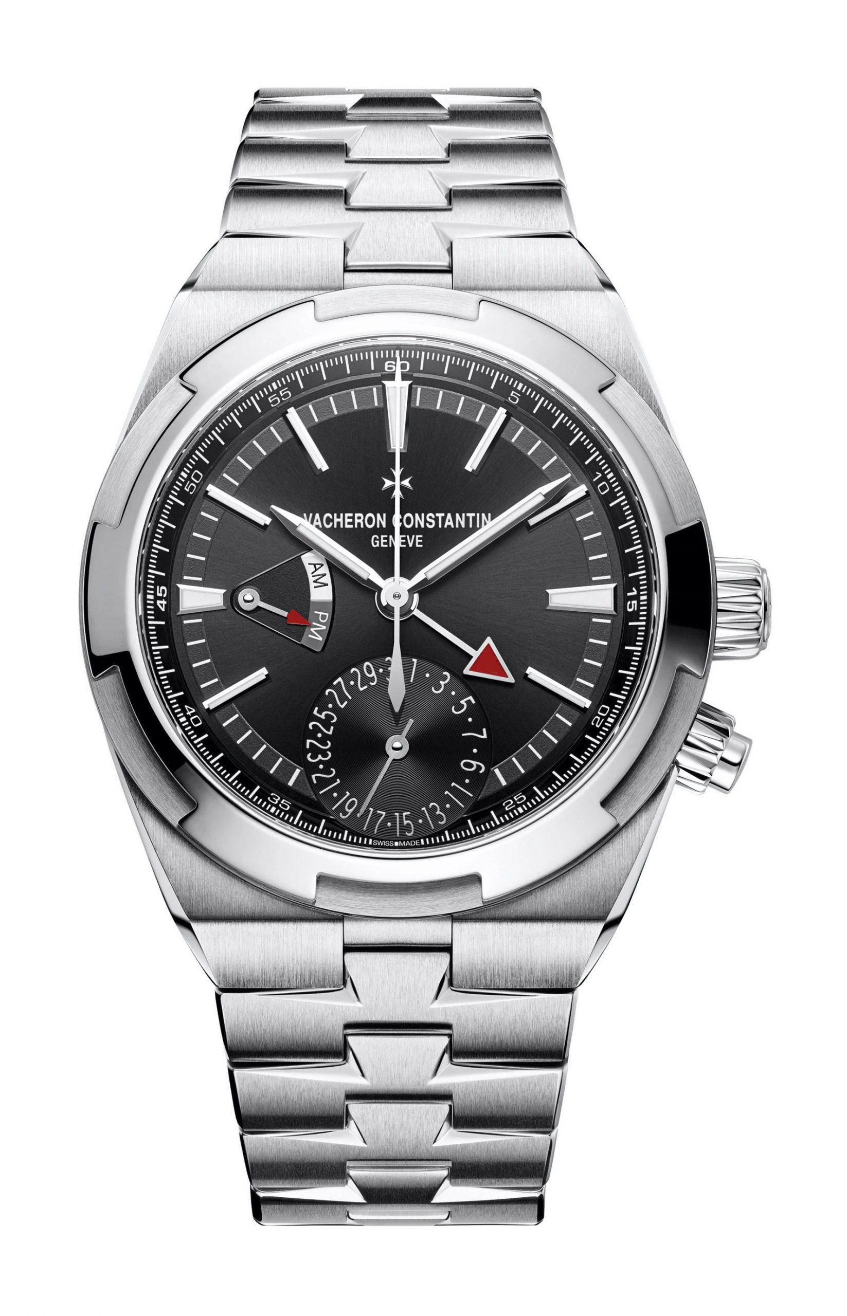 Vacheron Constantin Overseas Dual Time luxury timepiece - detailed view
