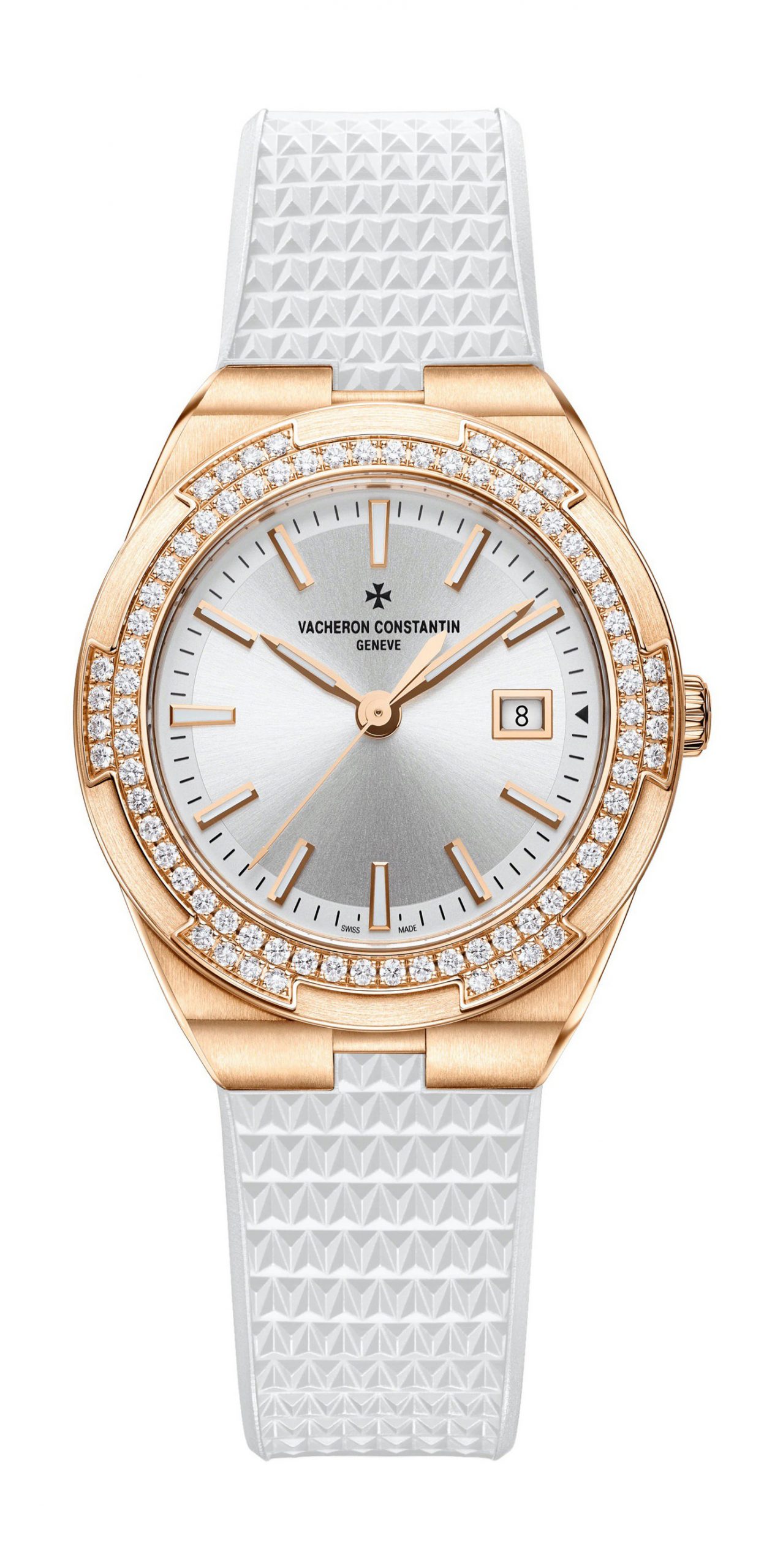 Vacheron Constantin Overseas Quartz luxury timepiece - detailed view