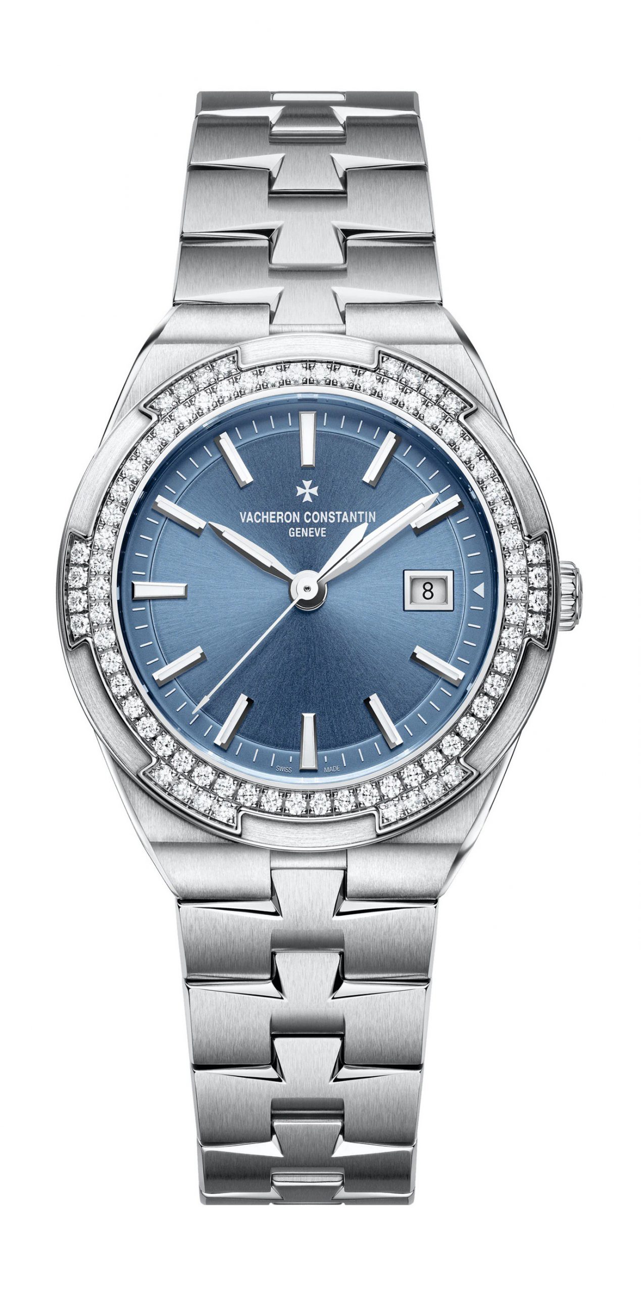 Vacheron Constantin Overseas Quartz luxury timepiece - detailed view