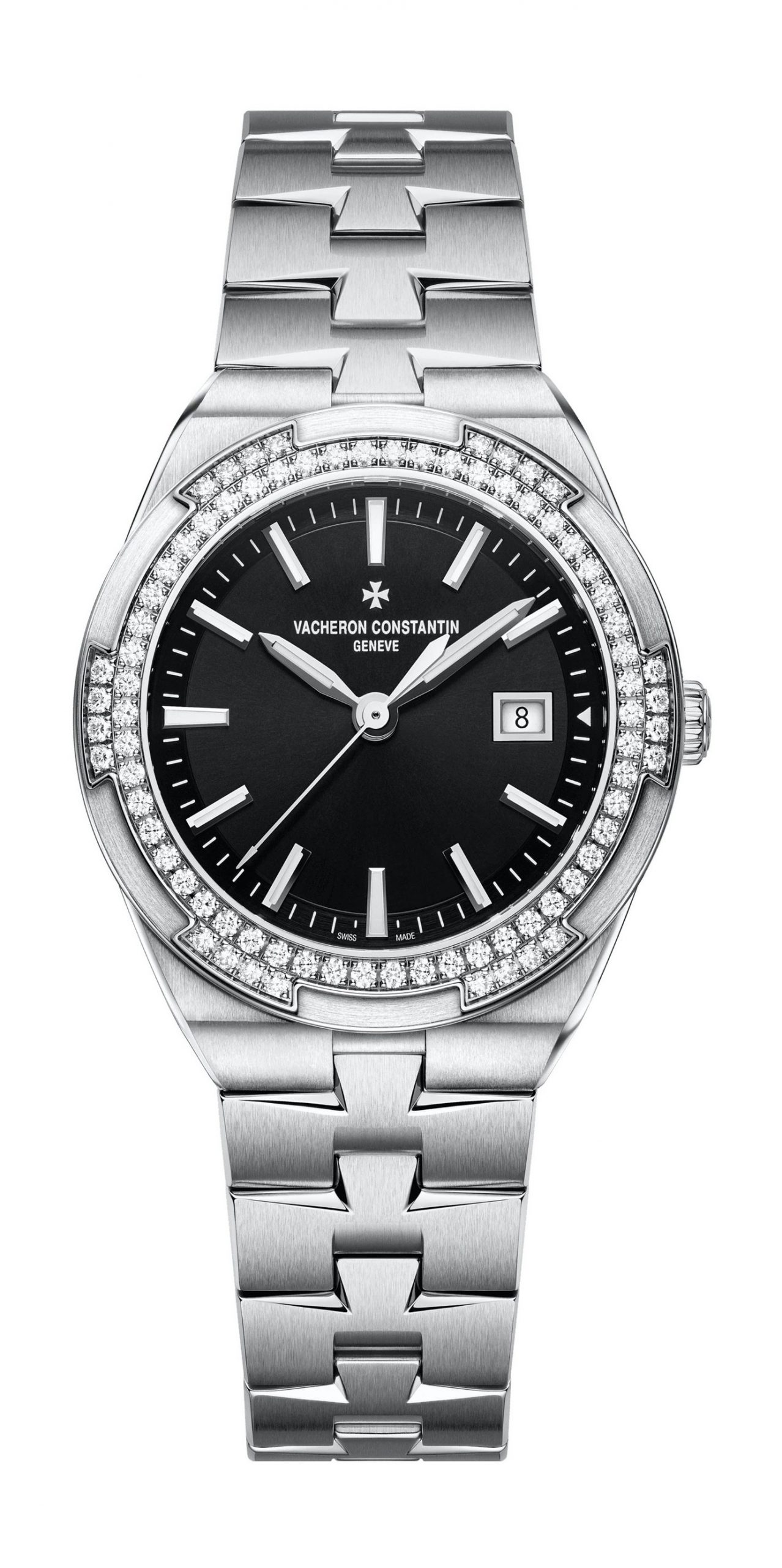 Vacheron Constantin Overseas Quartz luxury timepiece - detailed view