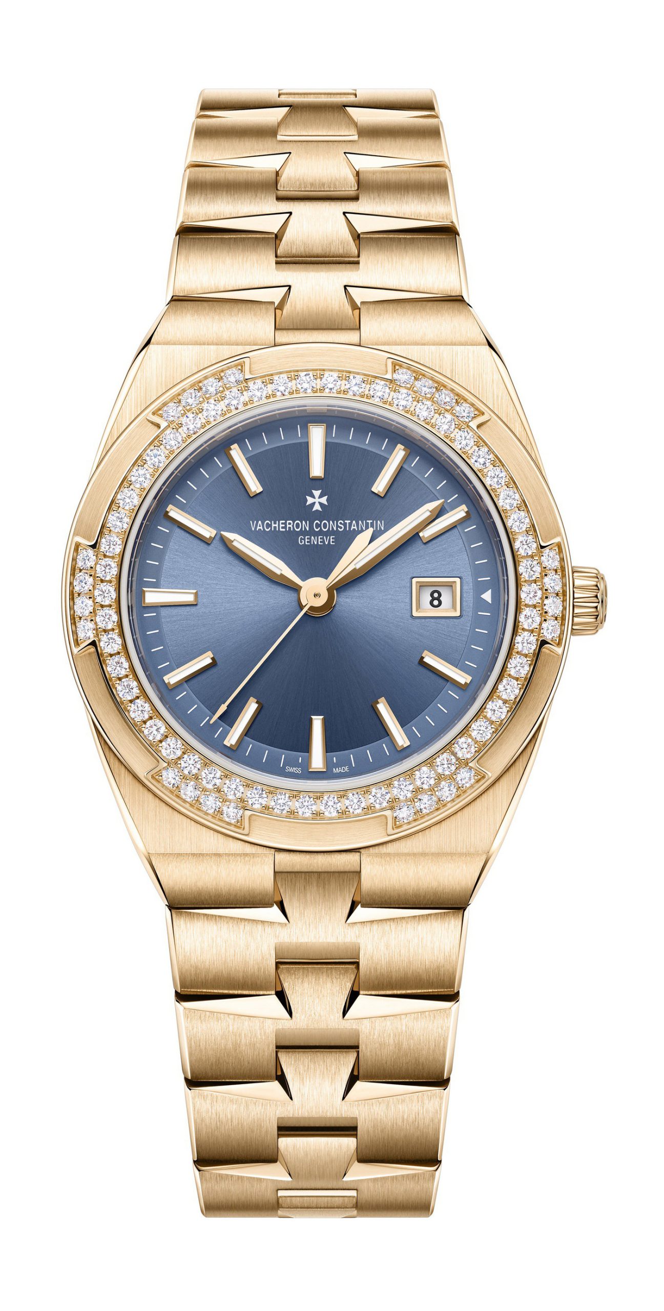 Vacheron Constantin Overseas Quartz luxury timepiece - detailed view