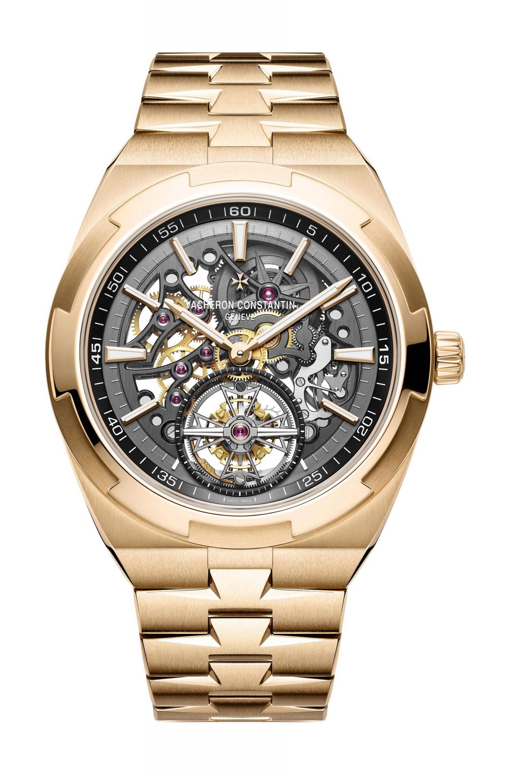 Vacheron Constantin Overseas Tourbillon Skeleton luxury timepiece - detailed view