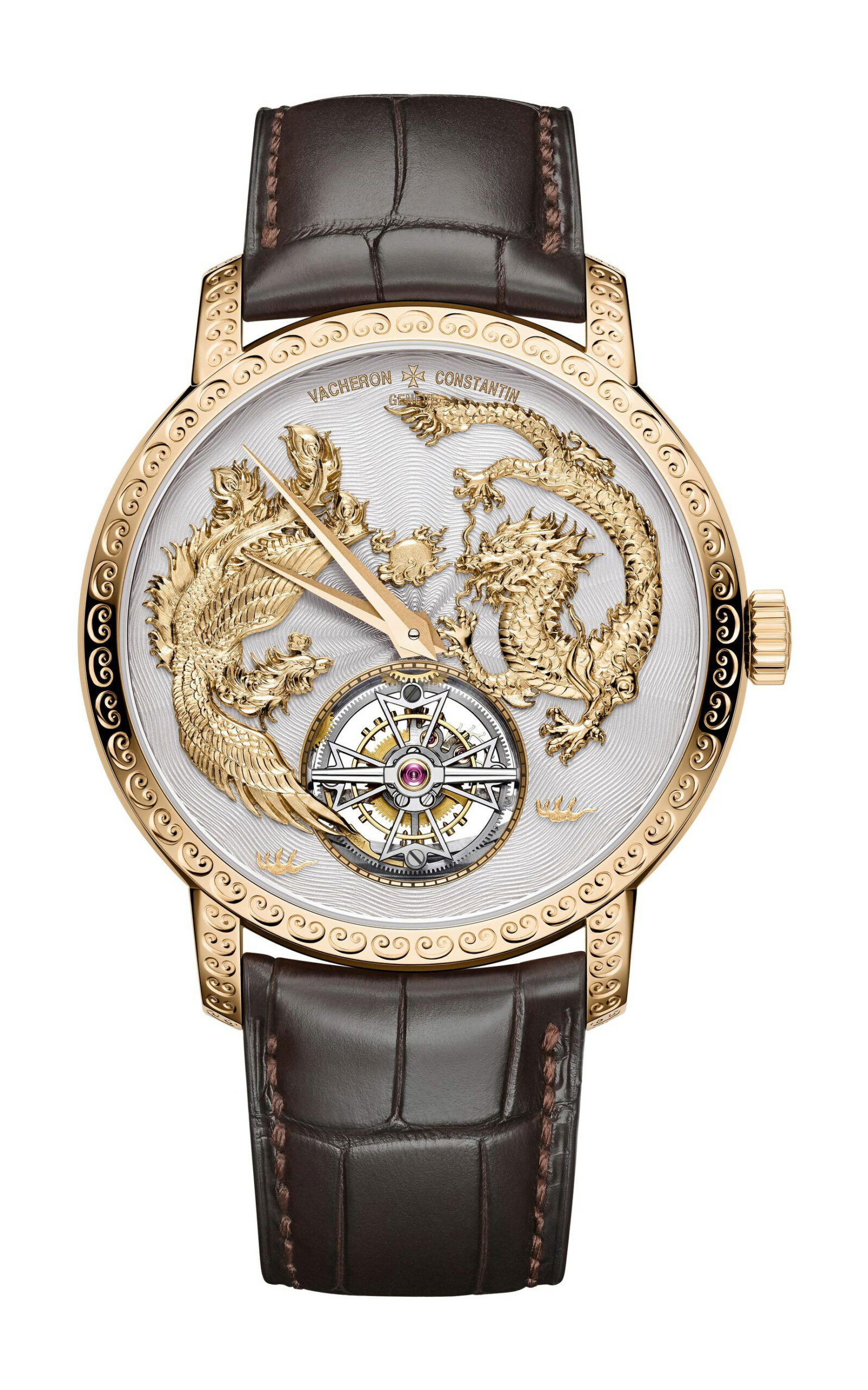 Vacheron Constantin Traditionnelle Tourbillon luxury timepiece - detailed view