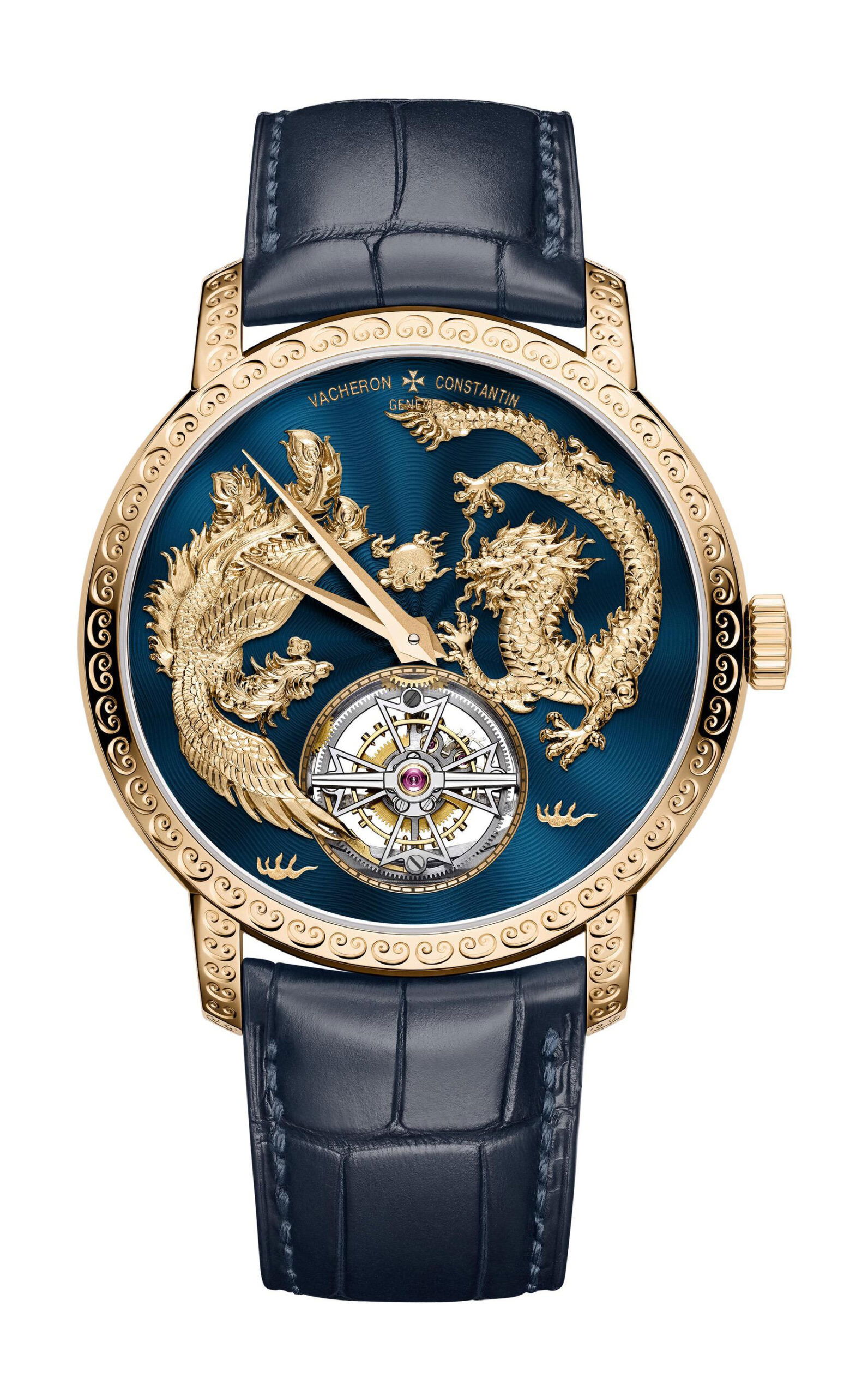 Vacheron Constantin Traditionnelle Tourbillon luxury timepiece - detailed view