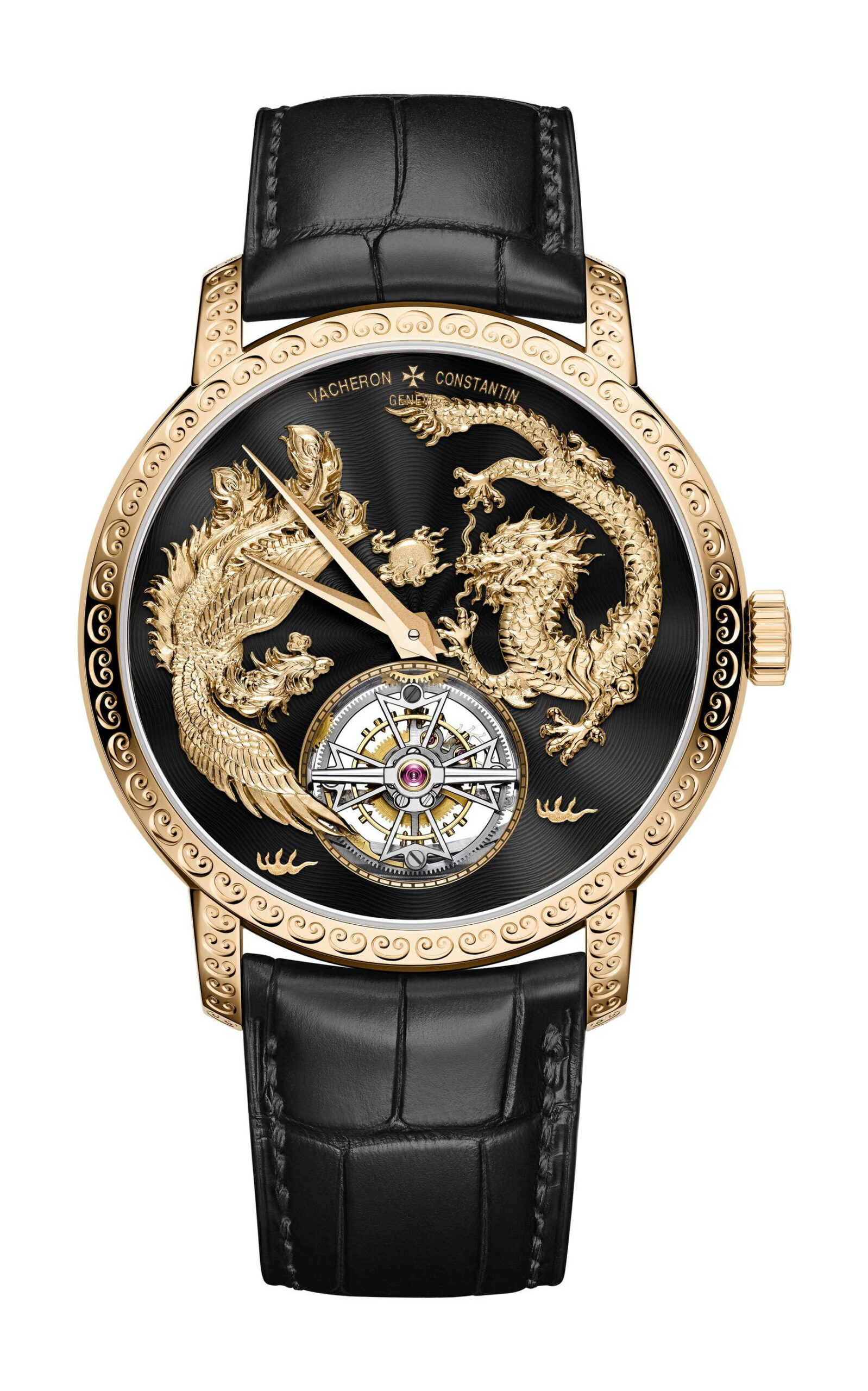 Vacheron Constantin Traditionnelle Tourbillon luxury timepiece - detailed view