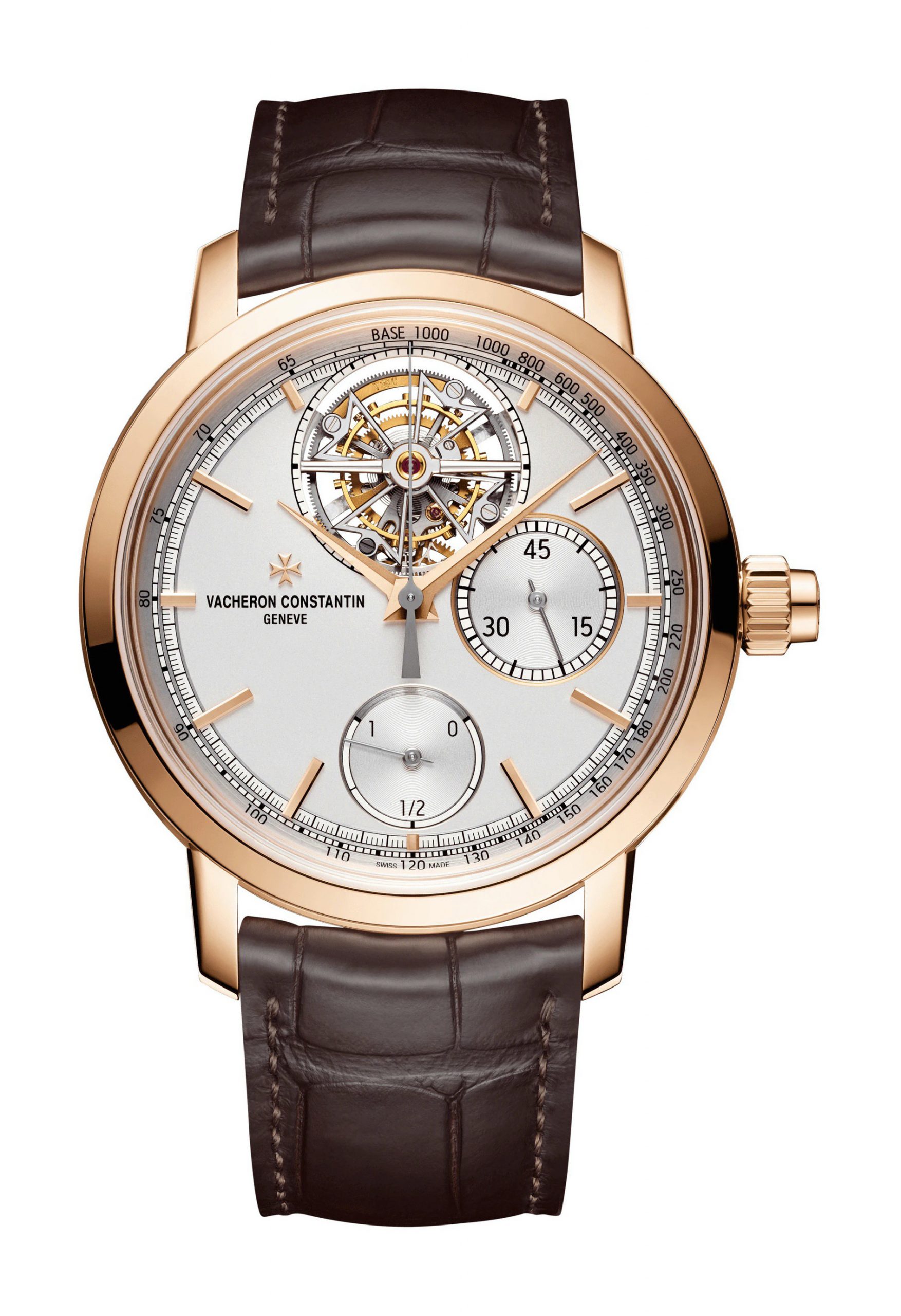 Vacheron Constantin Traditionnelle Tourbillon Chronograph luxury timepiece - detailed view
