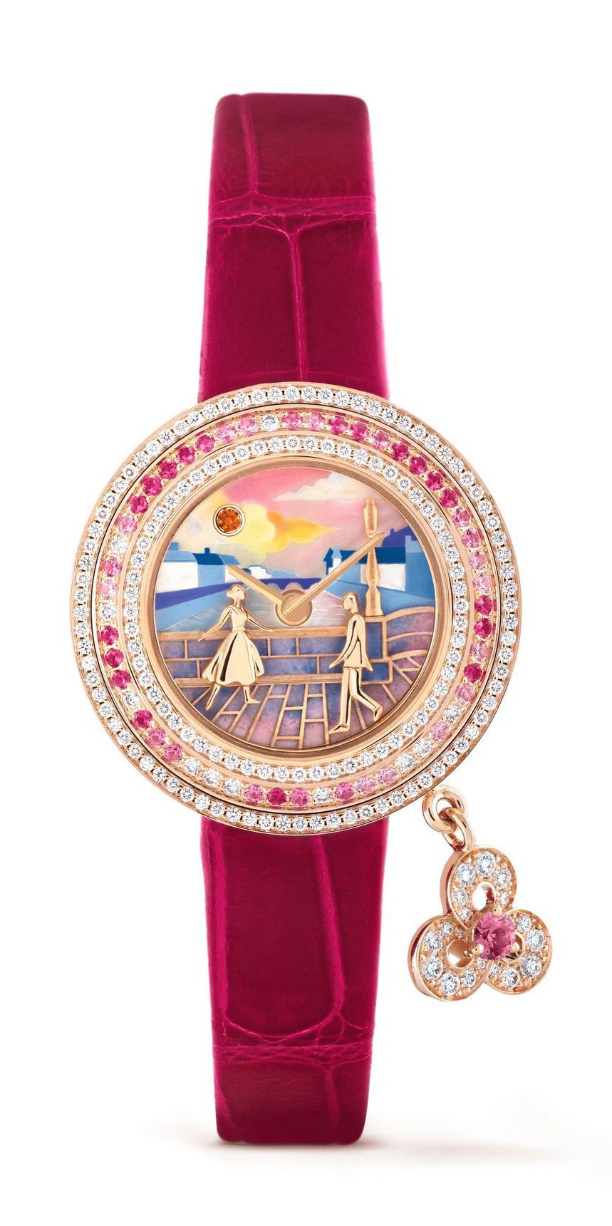 Van Cleef and Arpels Charms Romance Parisienne Rencontre watch