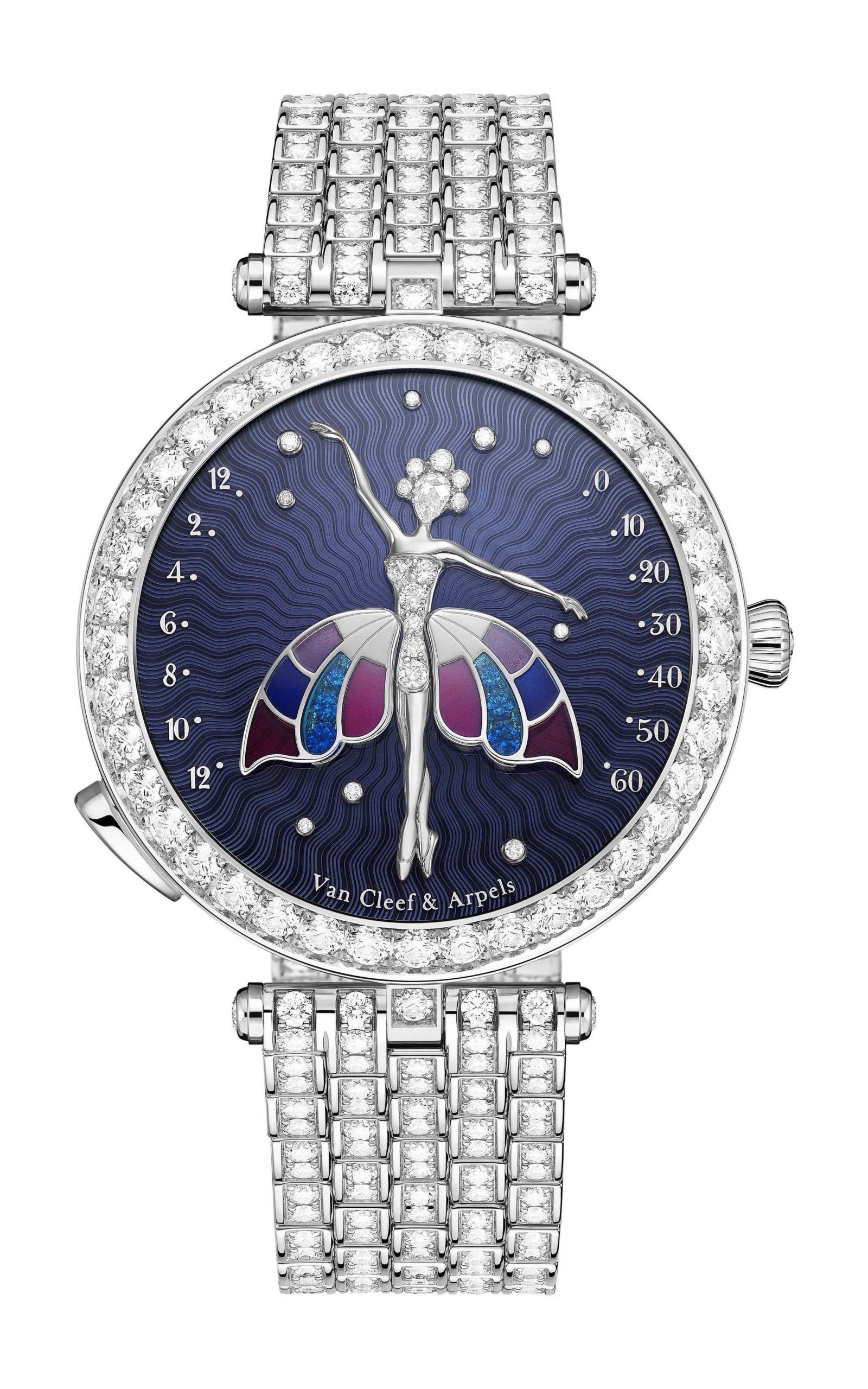 Van Cleef & Arpels Lady Arpels Ballerine Enchantée Watch luxury timepiece - detailed view