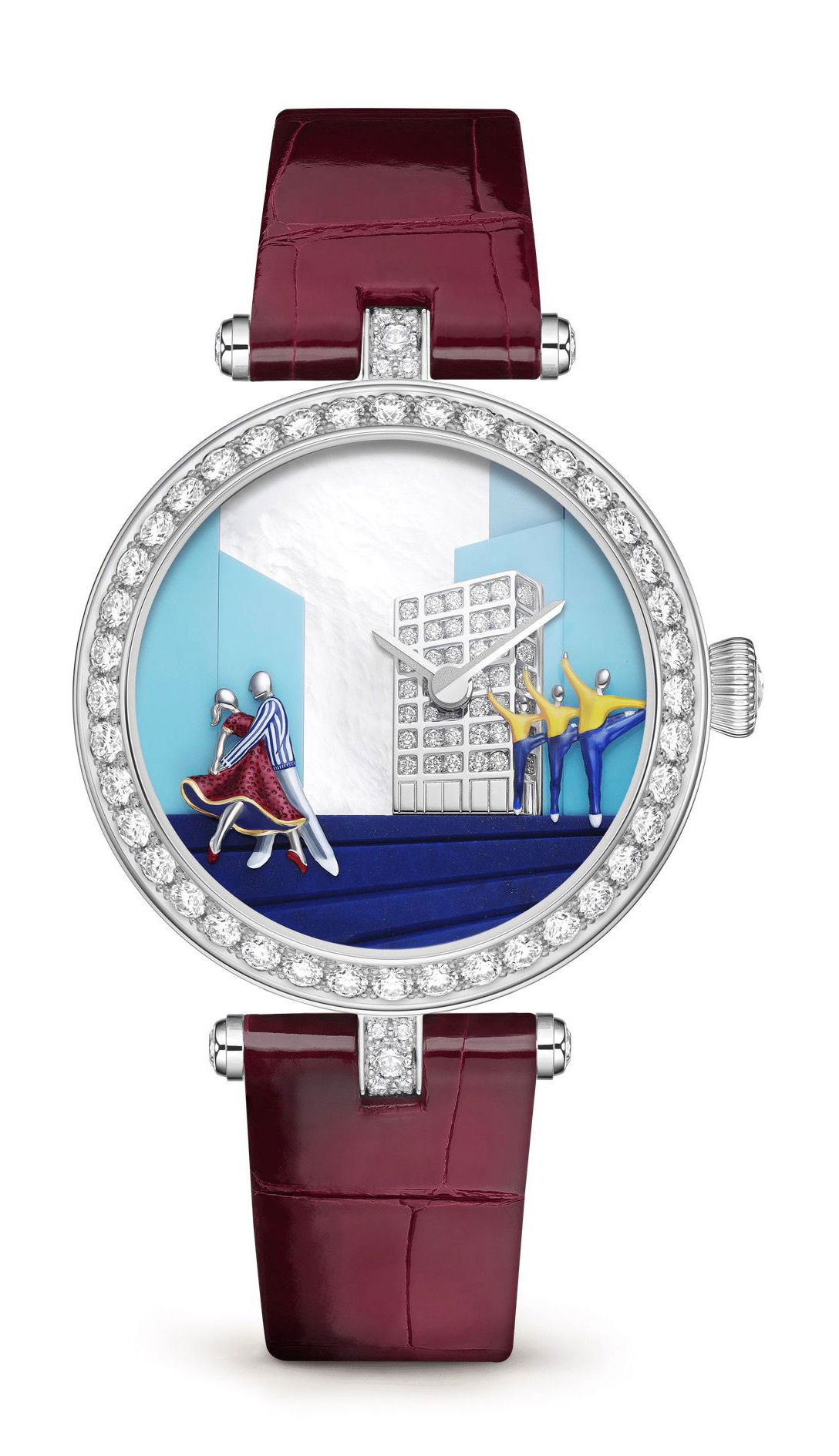 Van Cleef & Arpels Lady Danse Duo luxury timepiece - detailed view