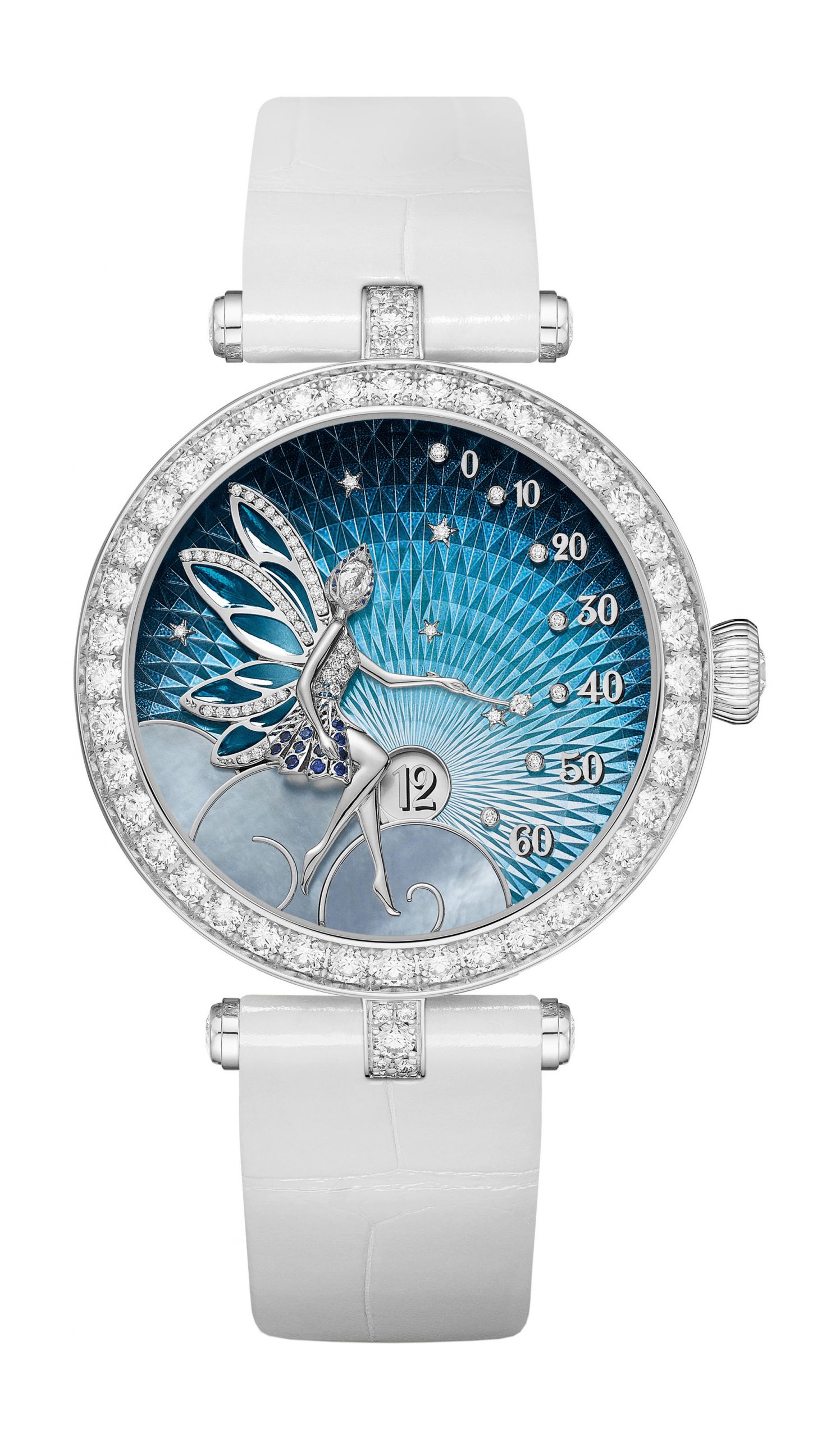 Van Cleef & Arpels Lady Féerie Watch luxury timepiece - detailed view