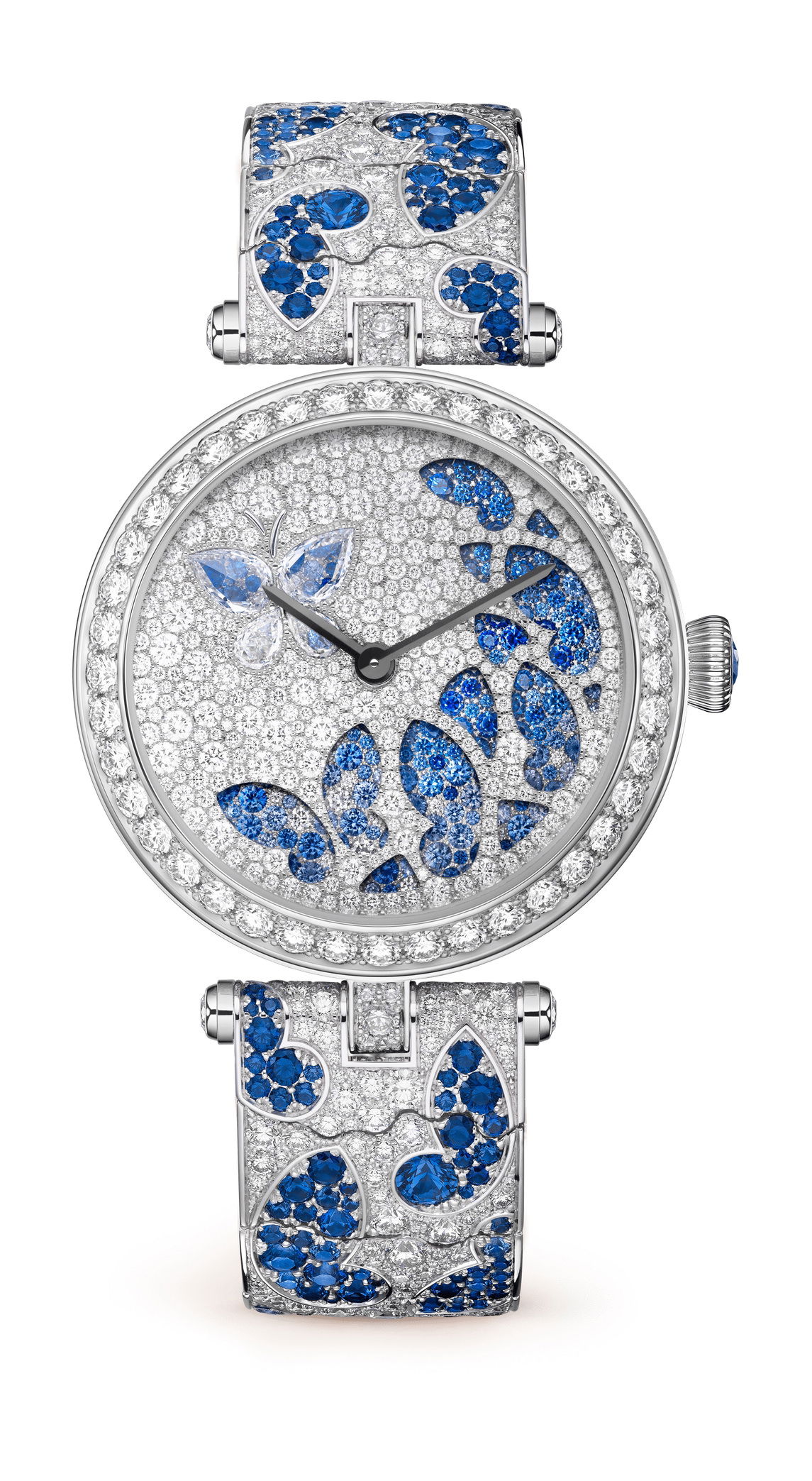 Van Cleef & Arpels Lady Nuit des Papillons Watch luxury timepiece - detailed view