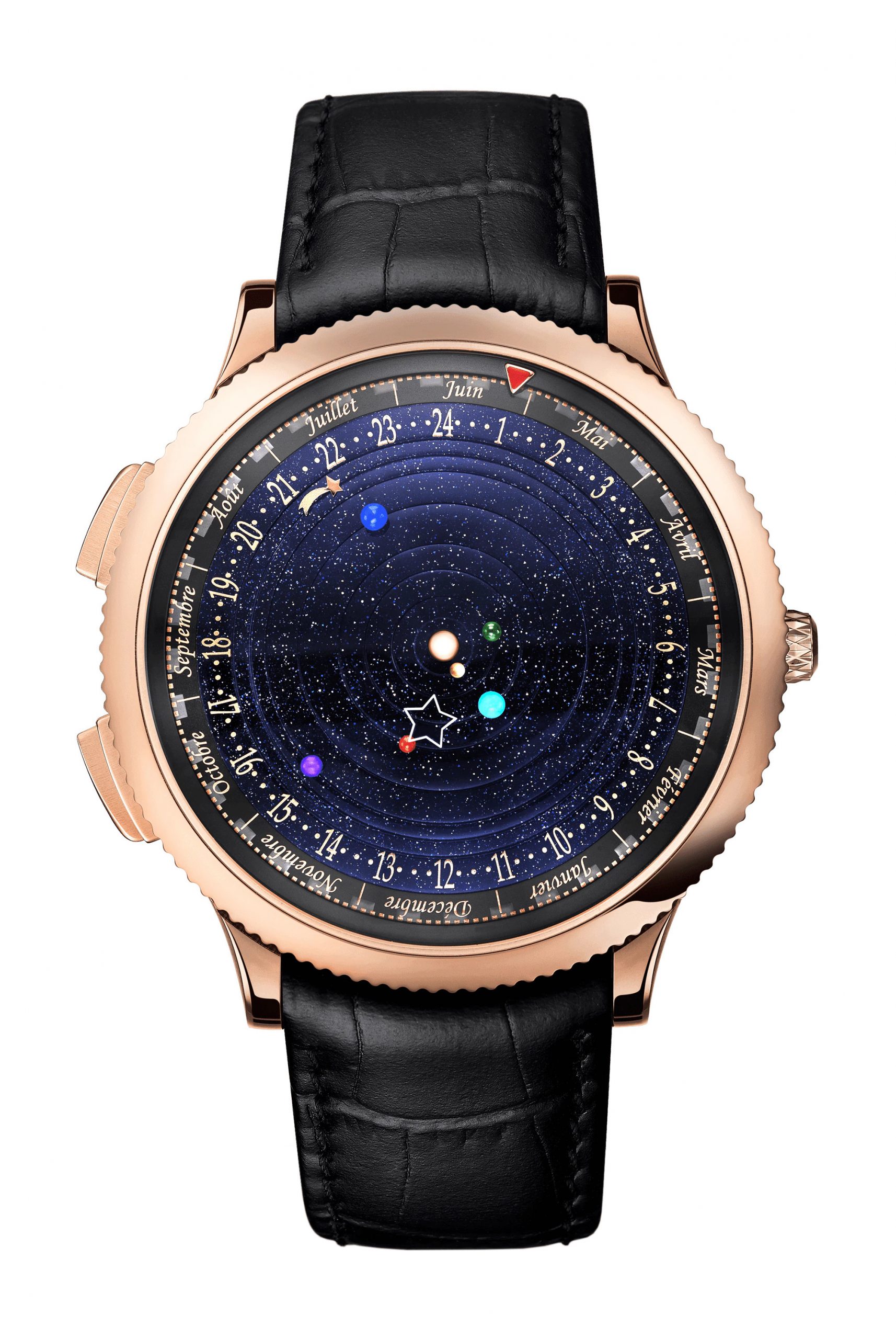 Van Cleef & Arpels Midnight Planétarium Watch luxury timepiece - detailed view