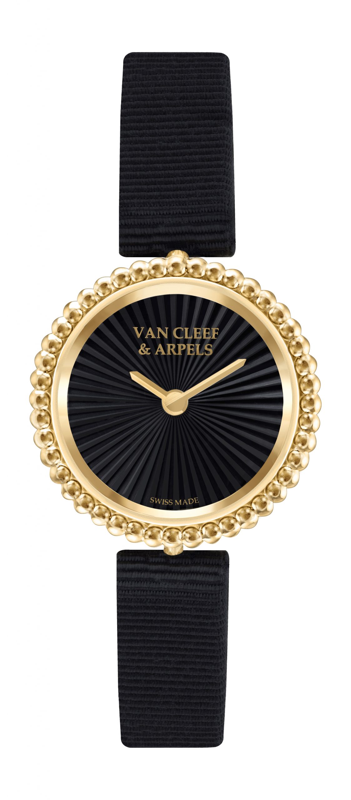 Van Cleef & Arpels Perlée luxury timepiece - detailed view
