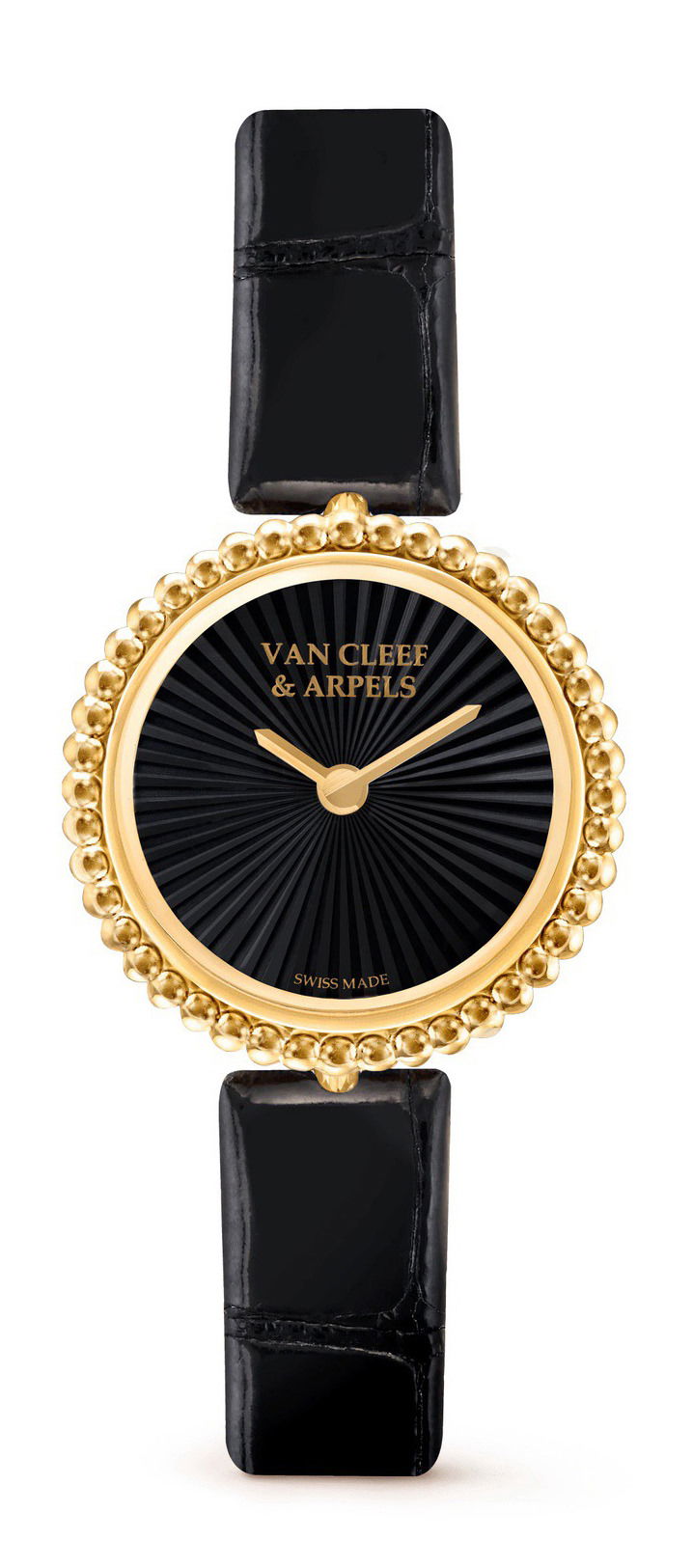 Van Cleef & Arpels Perlée luxury timepiece - detailed view