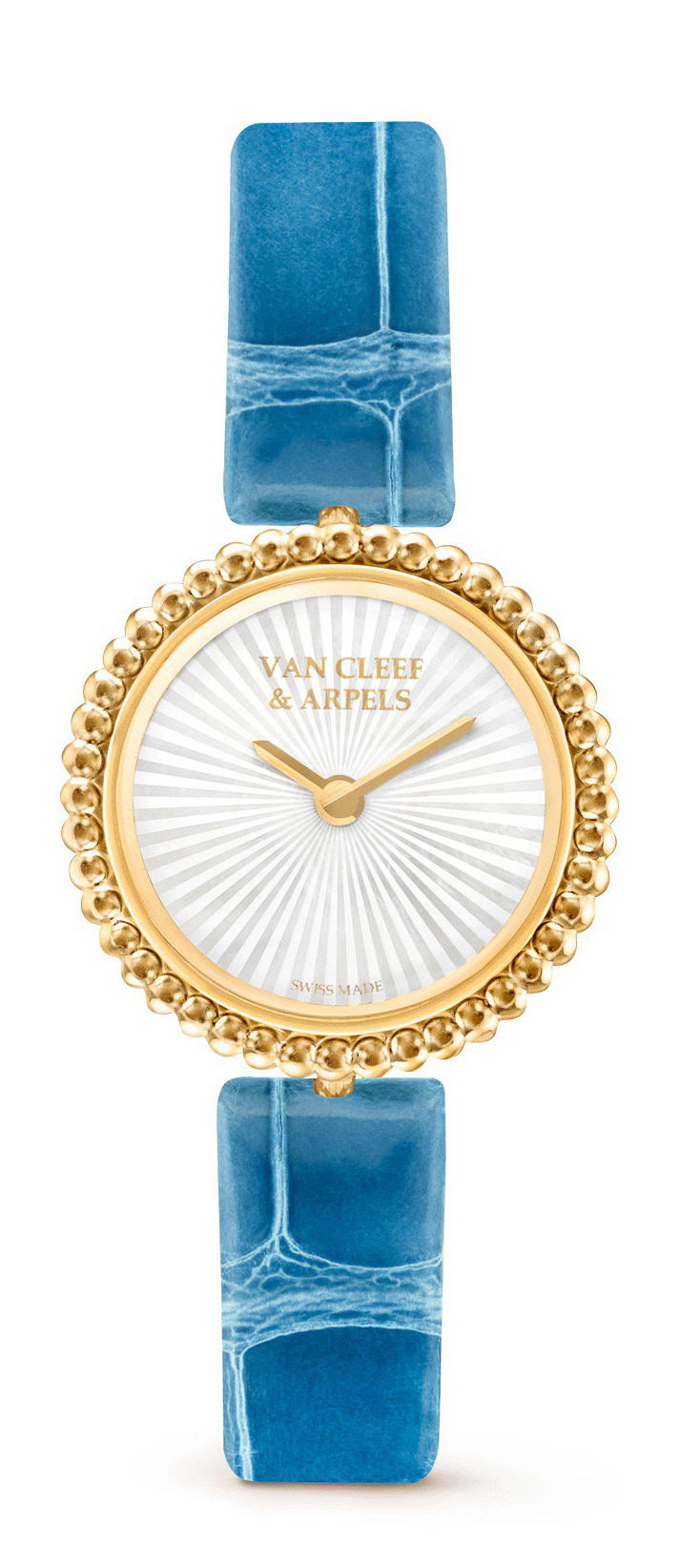 Van Cleef & Arpels Perlée luxury timepiece - detailed view