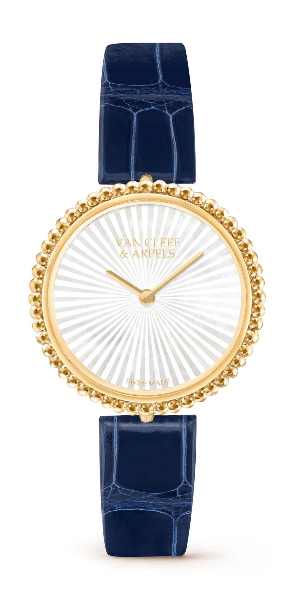 Van Cleef & Arpels Perlée luxury timepiece - detailed view
