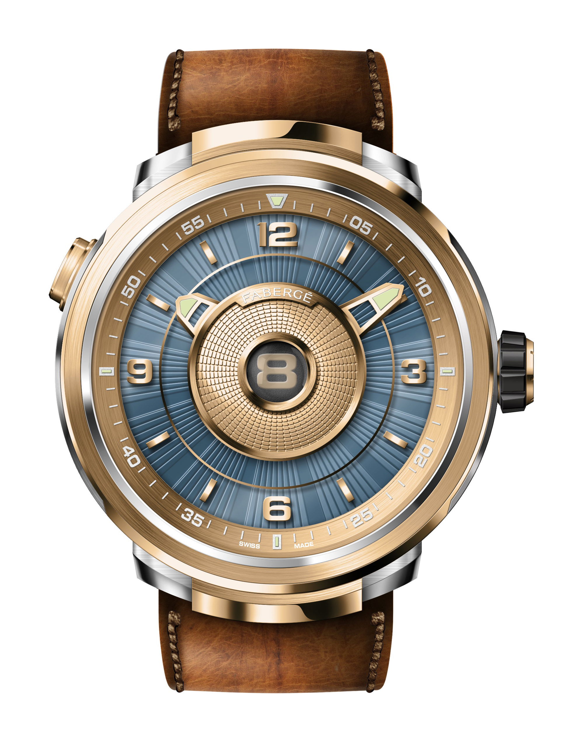 Fabergé Visionnaire DTZ Gallivanter luxury timepiece - detailed view