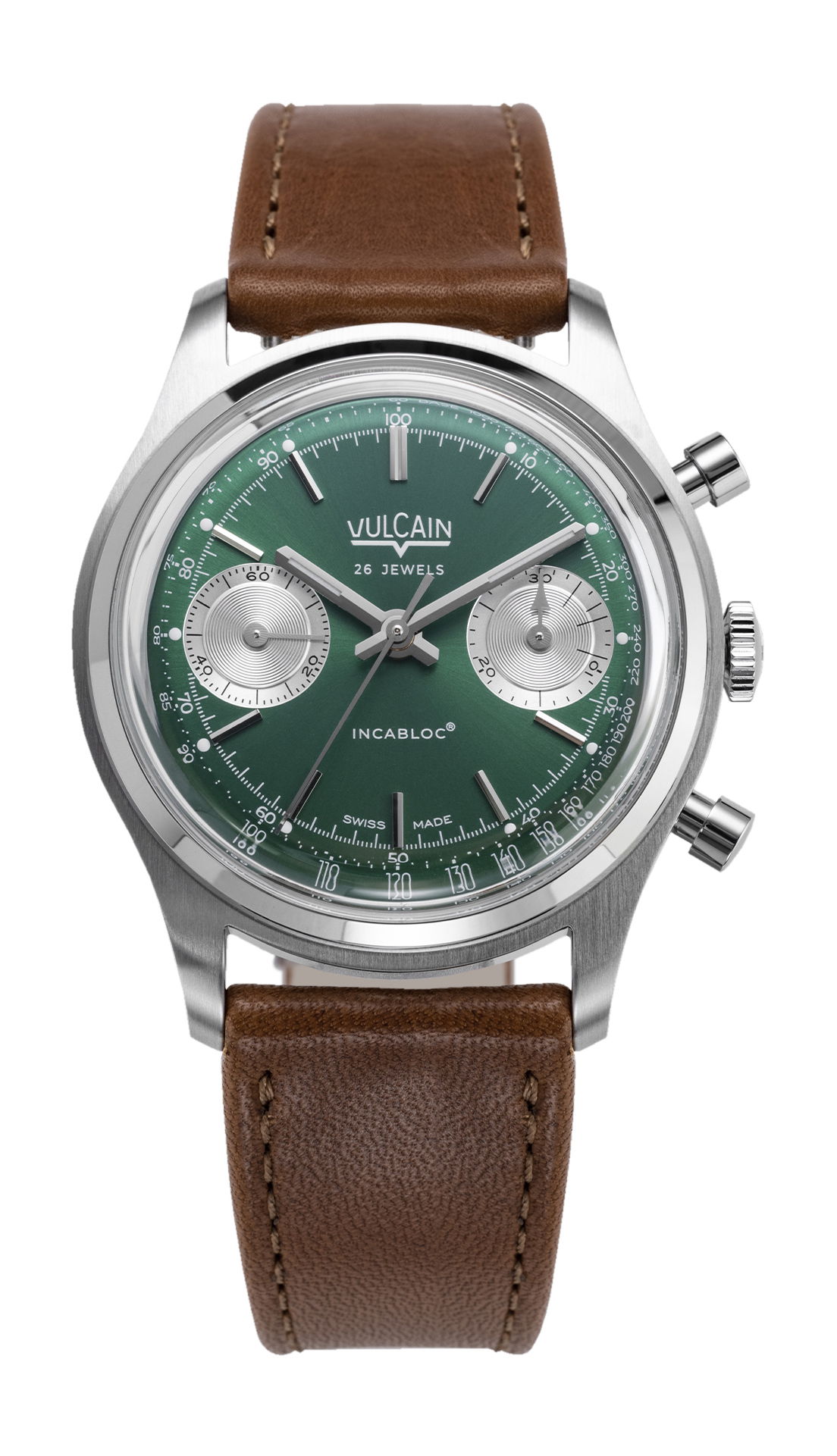 Vulcain Chronograph 1970’s Green watch