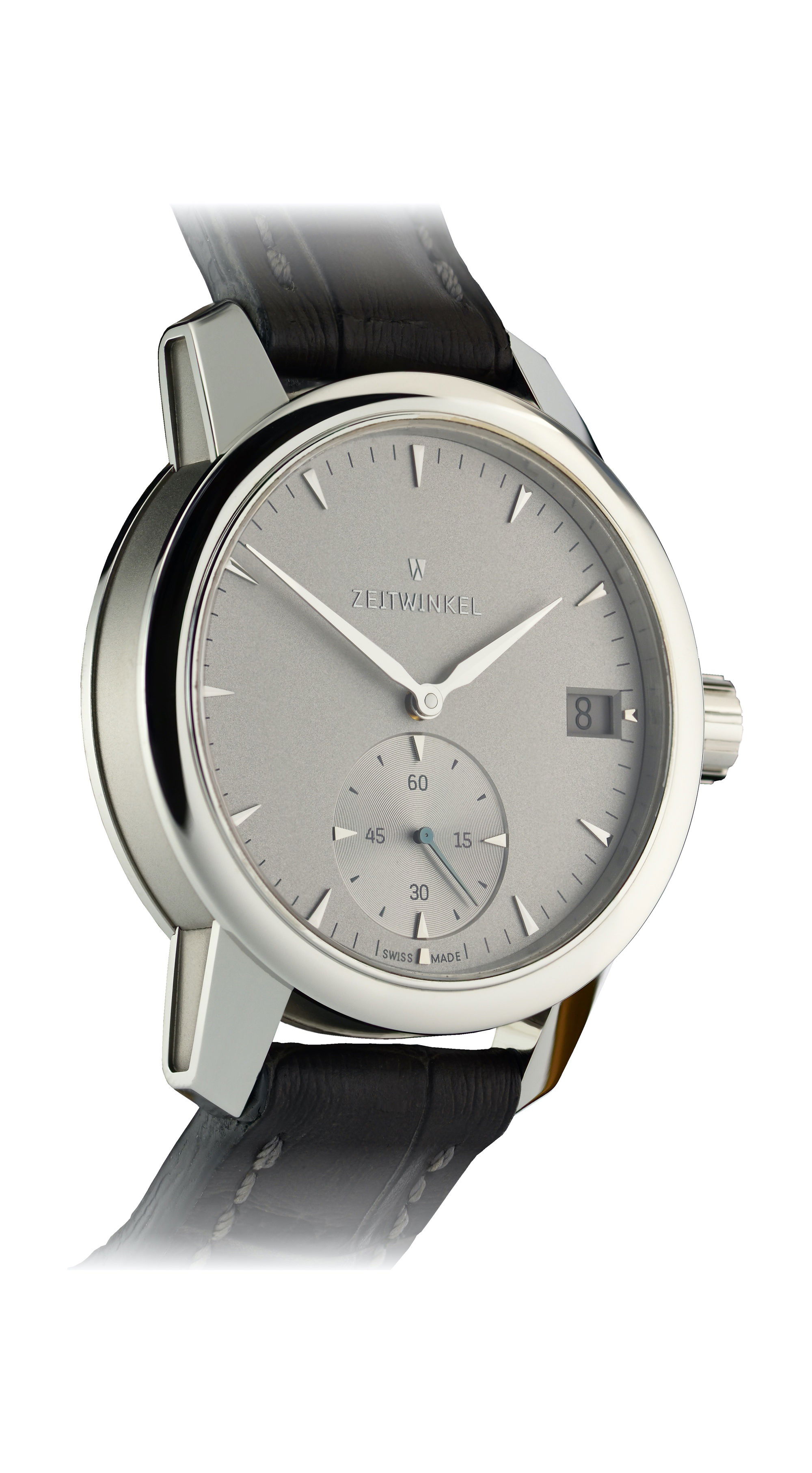 Zeitwinkel 188° rhodium watch