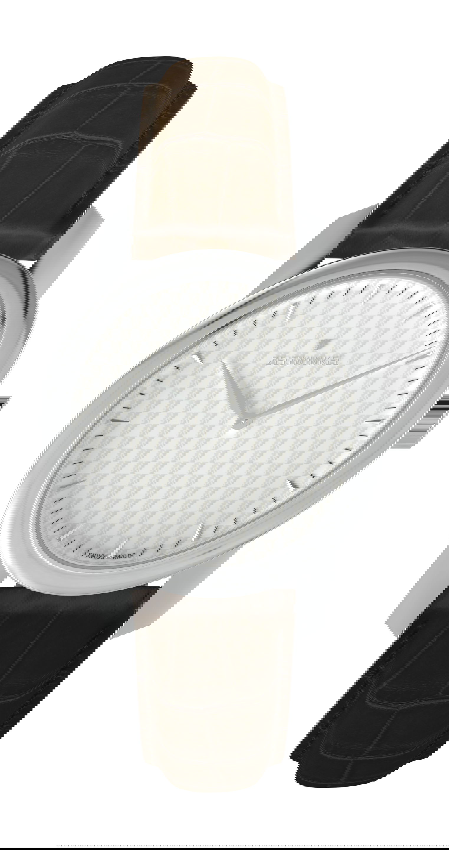 Zeitwinkel 312° silver luxury timepiece - detailed view