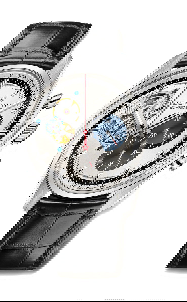 Zenith Chronomaster El Primero Open luxury timepiece - detailed view