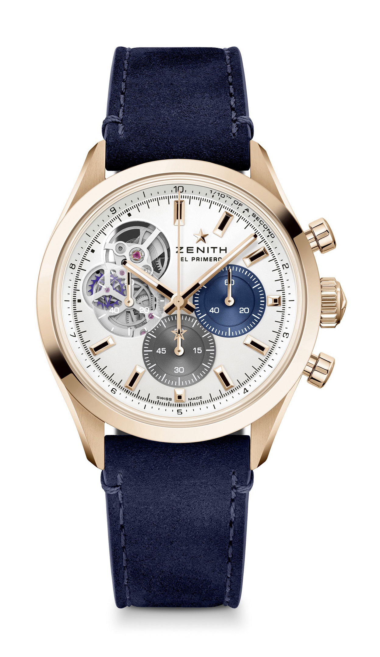 Zenith Chronomaster Open luxury timepiece - detailed view