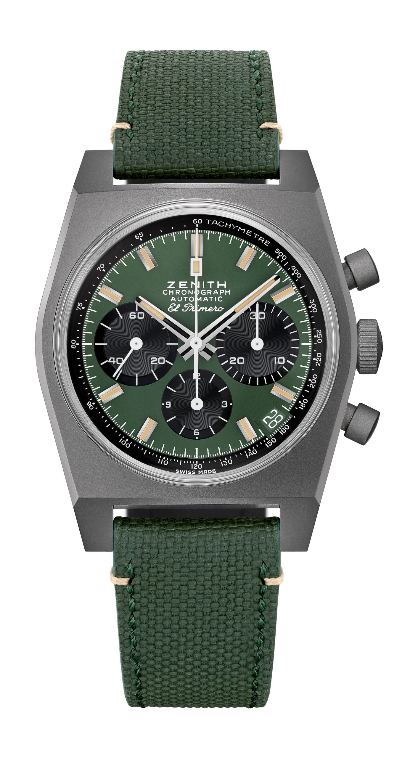 Zenith Chronomaster Revival Safari luxury timepiece - detailed view