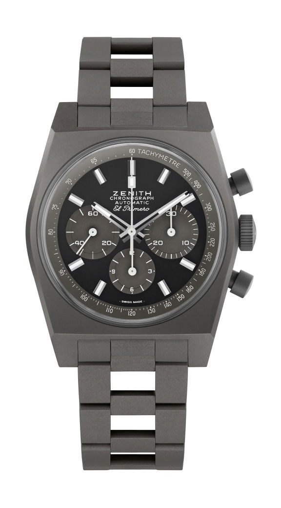Zenith Chronomaster Revival Shadow luxury timepiece - detailed view
