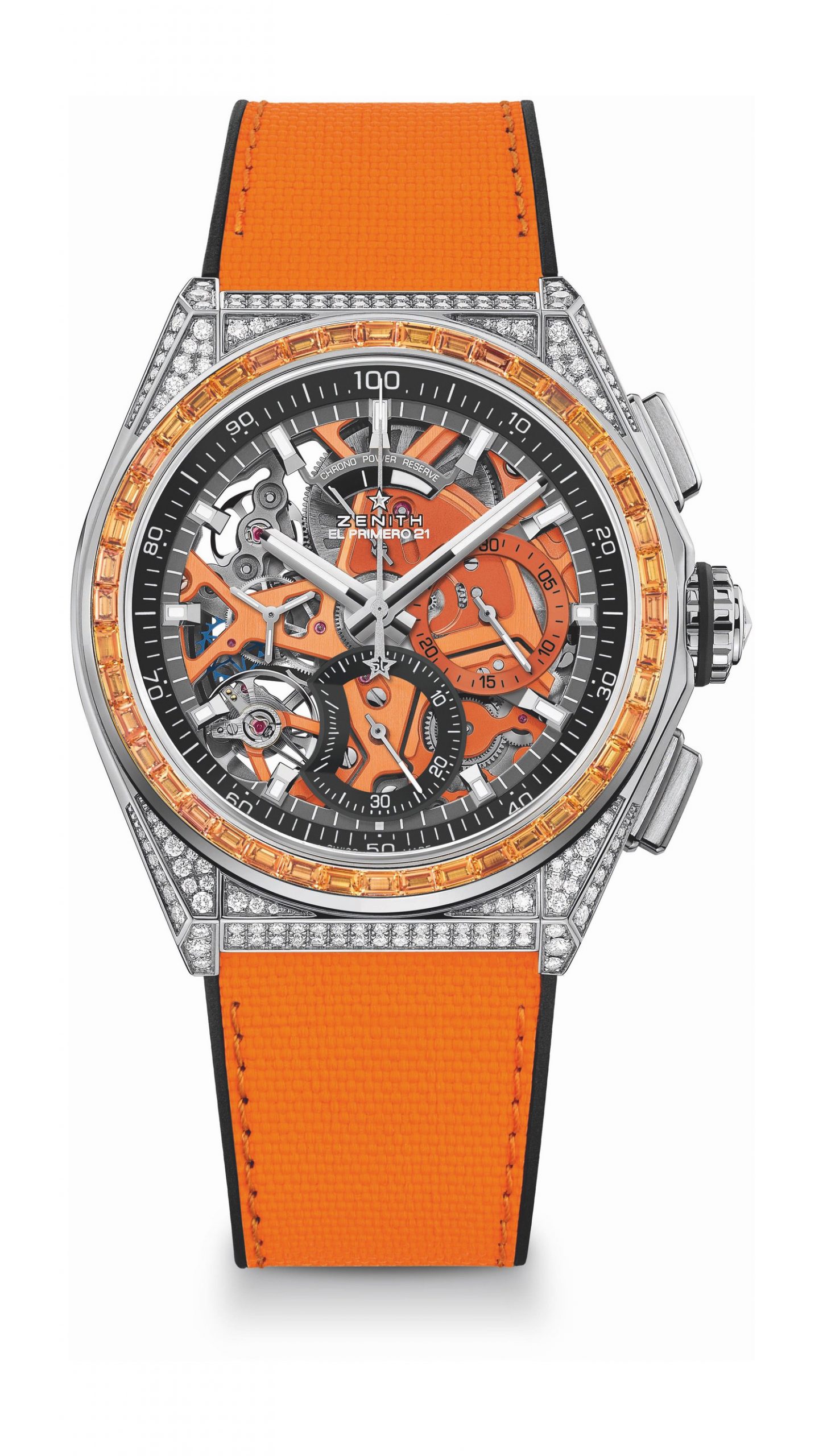 Zenith Defy 21 Spectrum luxury timepiece - detailed view
