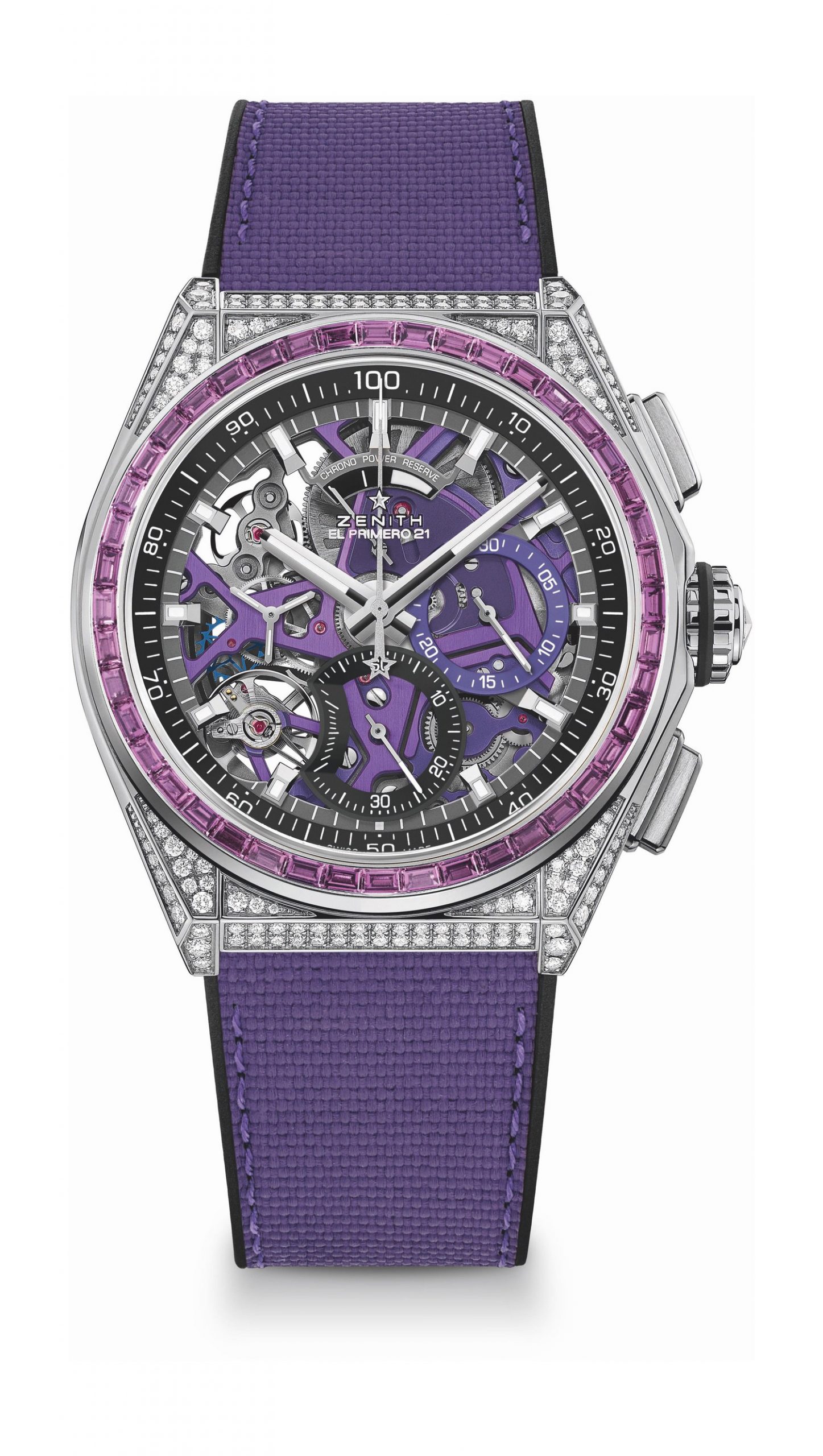 Zenith Defy 21 Spectrum luxury timepiece - detailed view
