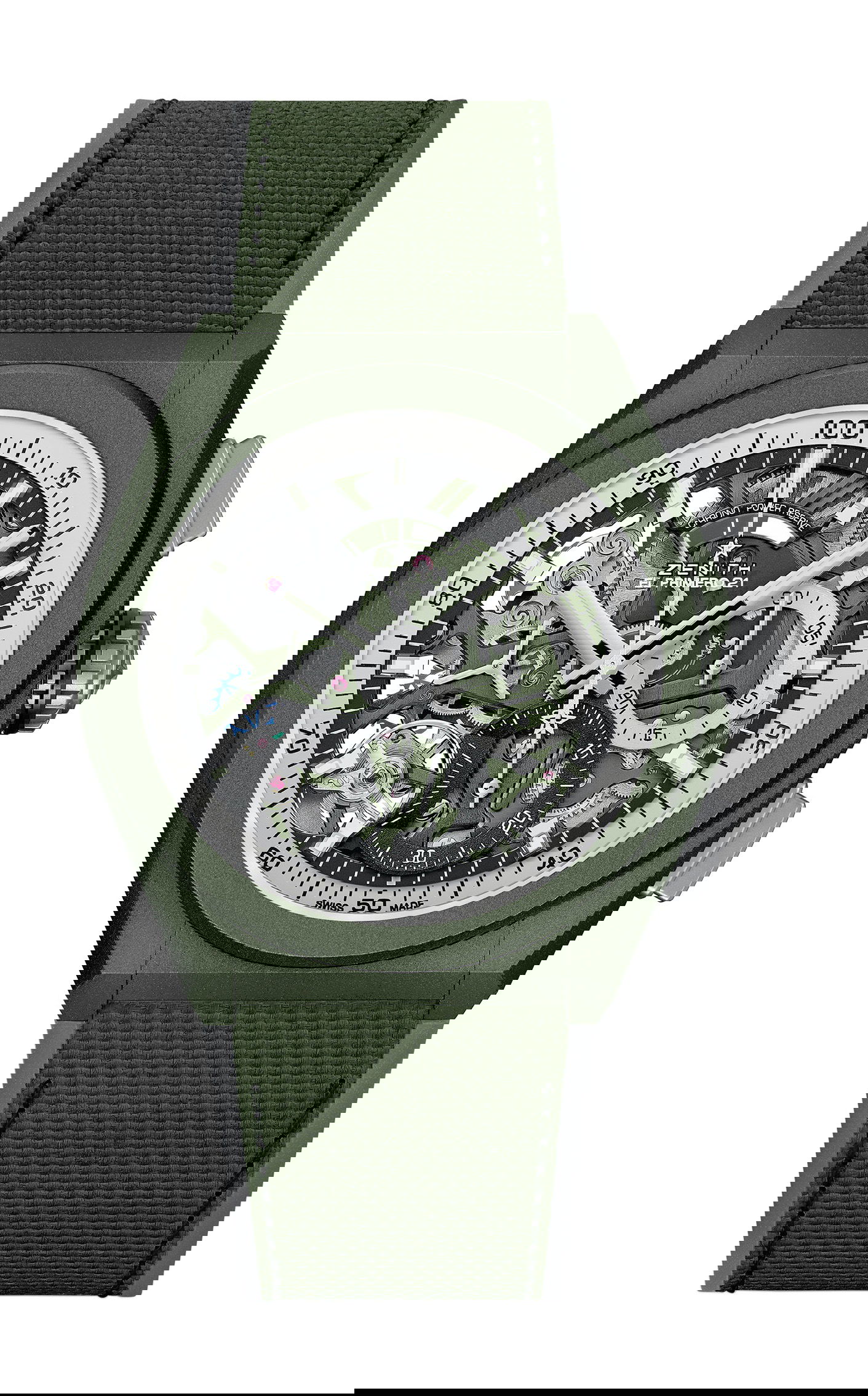 Zenith Defy 21 Urban Jungle luxury timepiece - detailed view