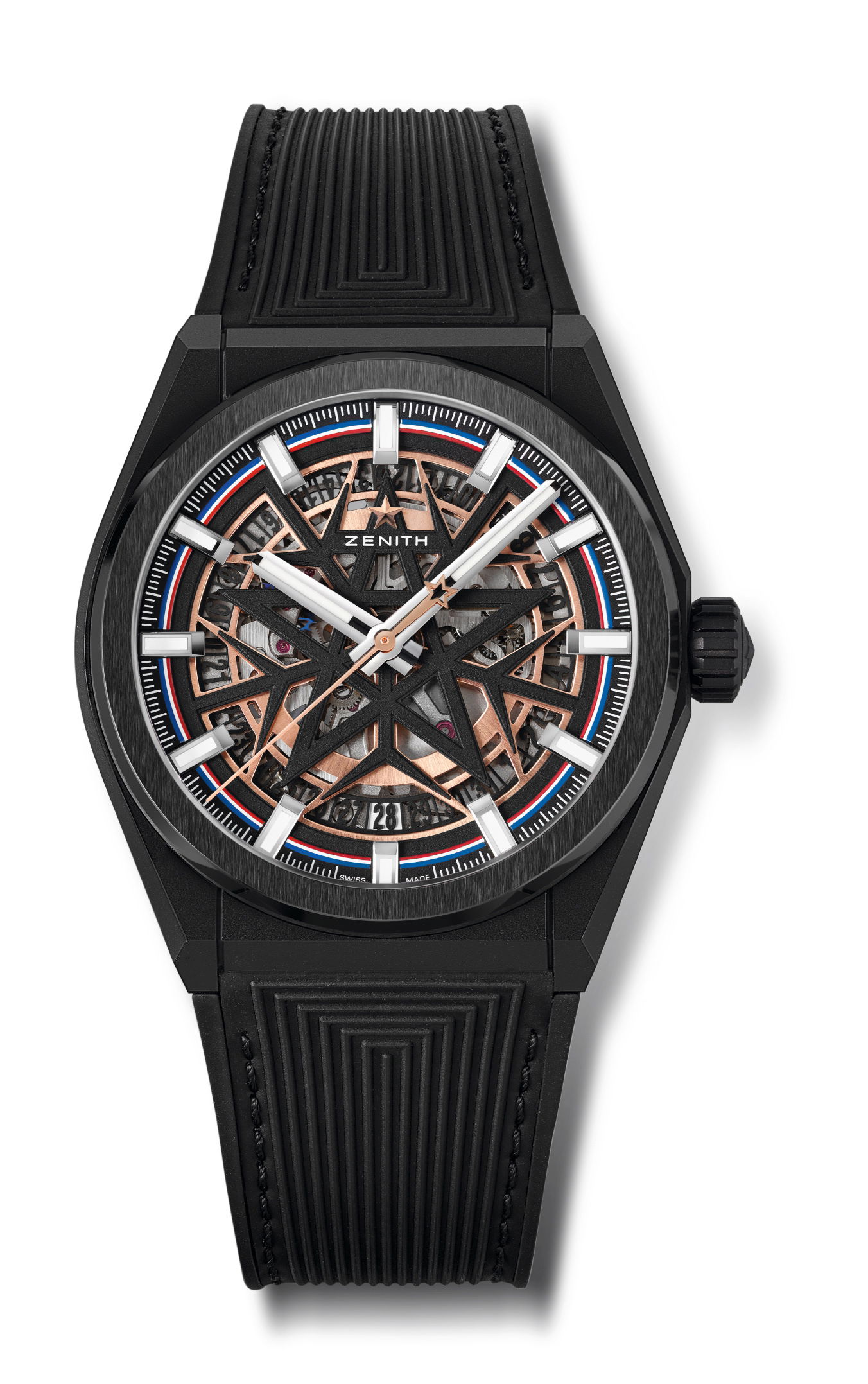 Zenith Defy Classic Fusalp luxury timepiece - detailed view