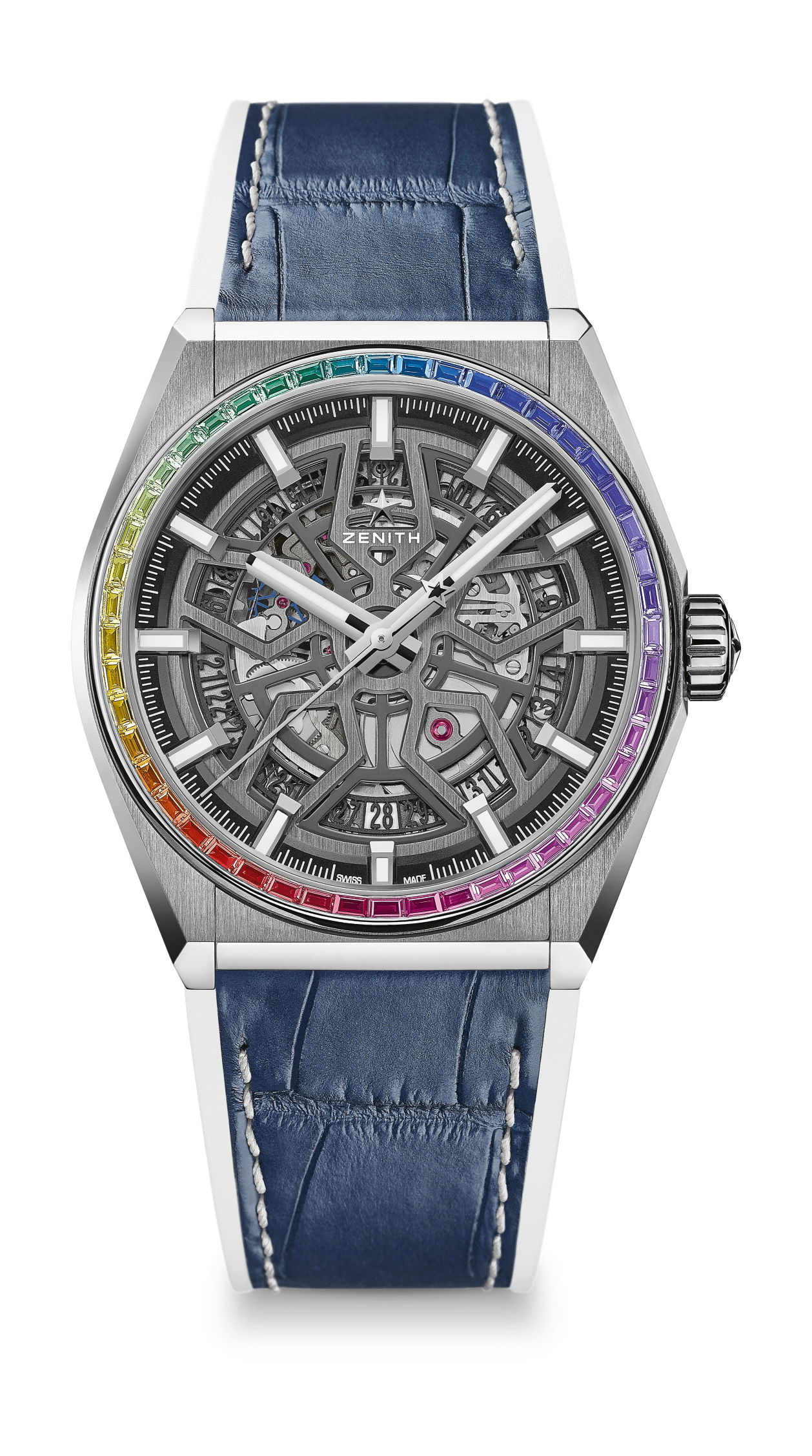 Zenith Defy Classic Rainbow luxury timepiece - detailed view