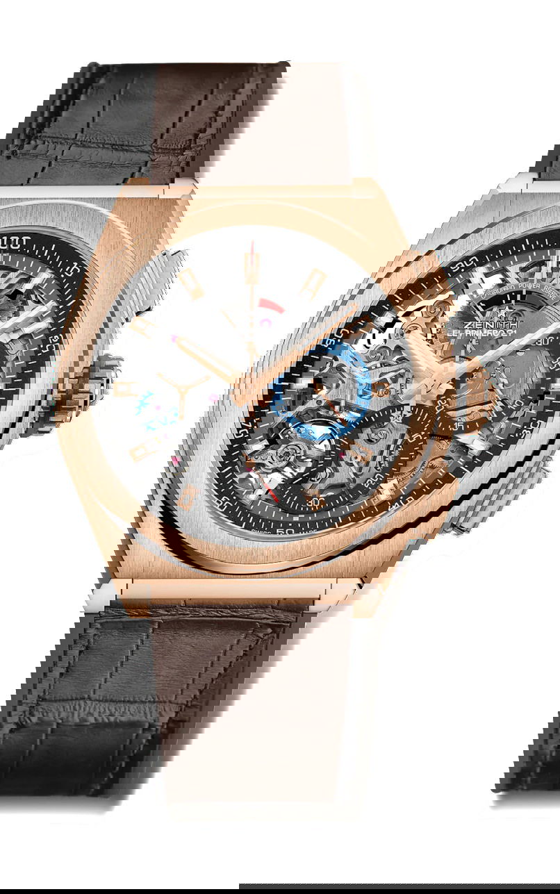 Zenith Defy El Primero 21 luxury timepiece - detailed view