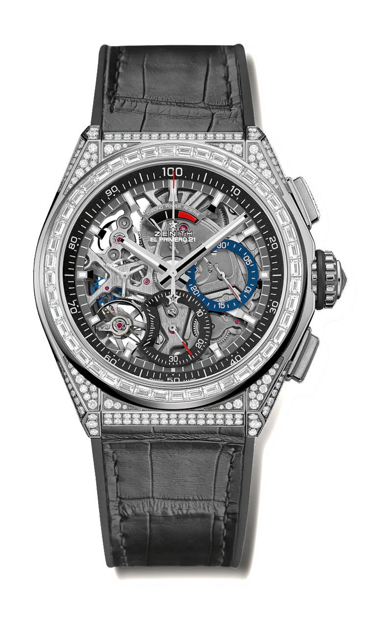 Zenith Defy El Primero 21 luxury timepiece - detailed view