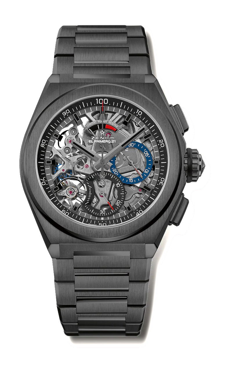 Zenith Defy El Primero 21 luxury timepiece - detailed view