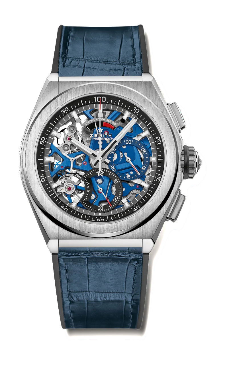 Zenith Defy El Primero 21 luxury timepiece - detailed view