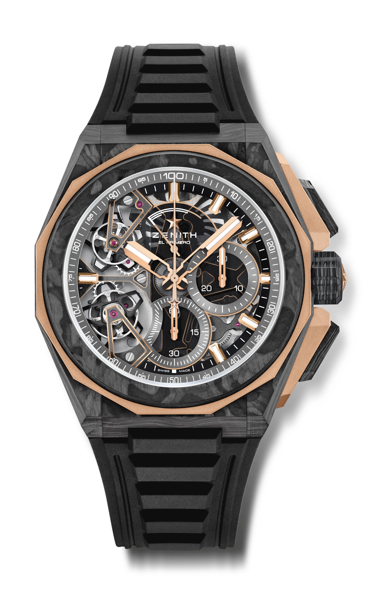 Zenith Defy Extreme Double Tourbillon luxury timepiece - detailed view