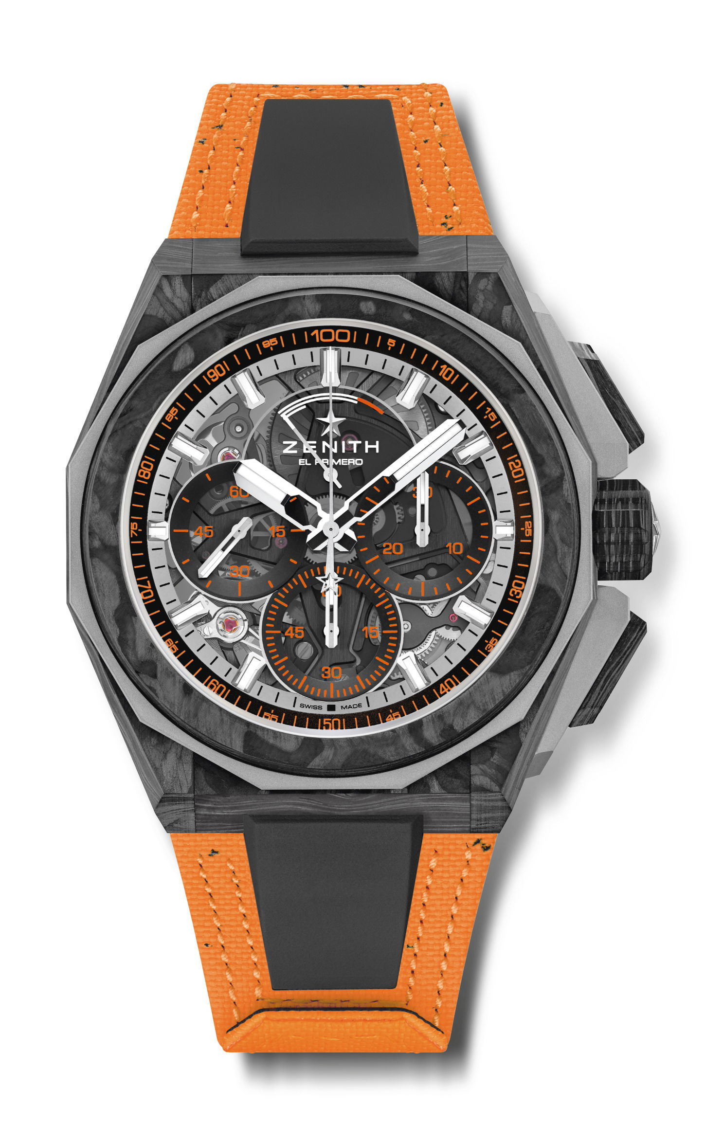Zenith Defy Extreme E “Island X Prix” Edition luxury timepiece - detailed view