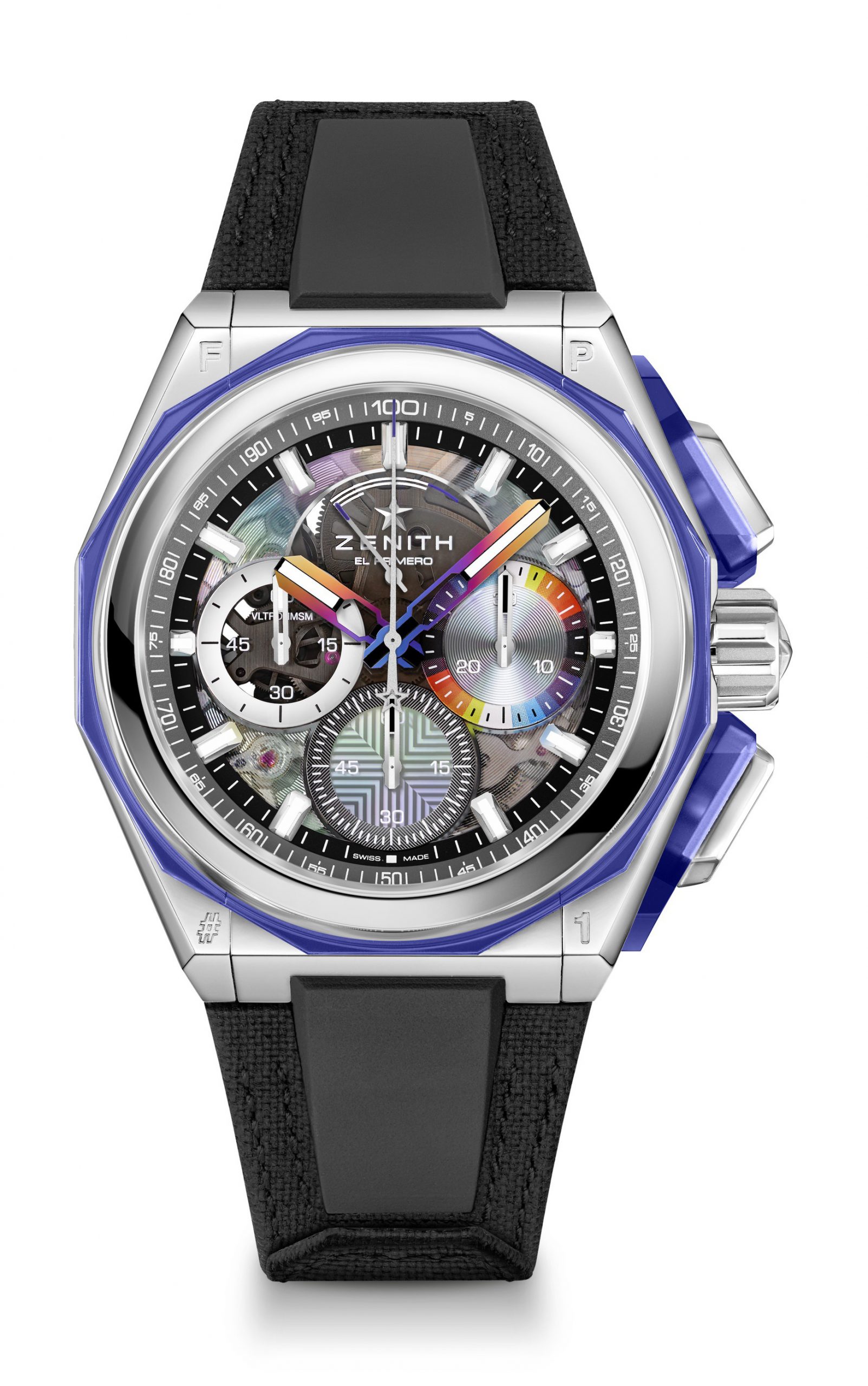 Zenith Defy Extreme Felipe Pantone luxury timepiece - detailed view