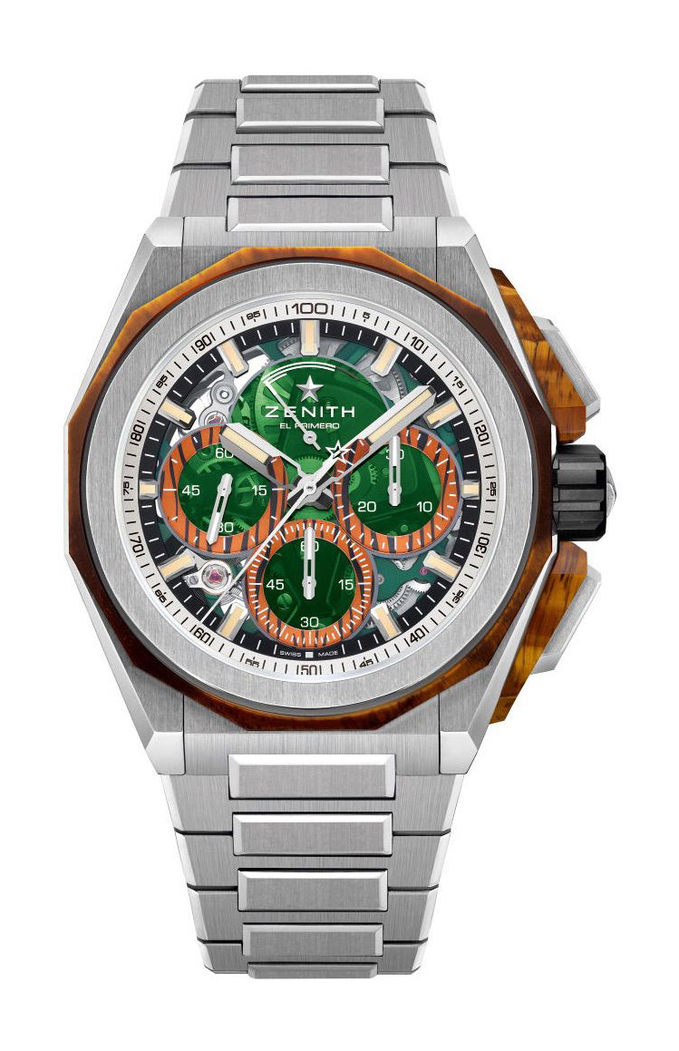 Zenith DEFY Extreme Jungle luxury timepiece - detailed view