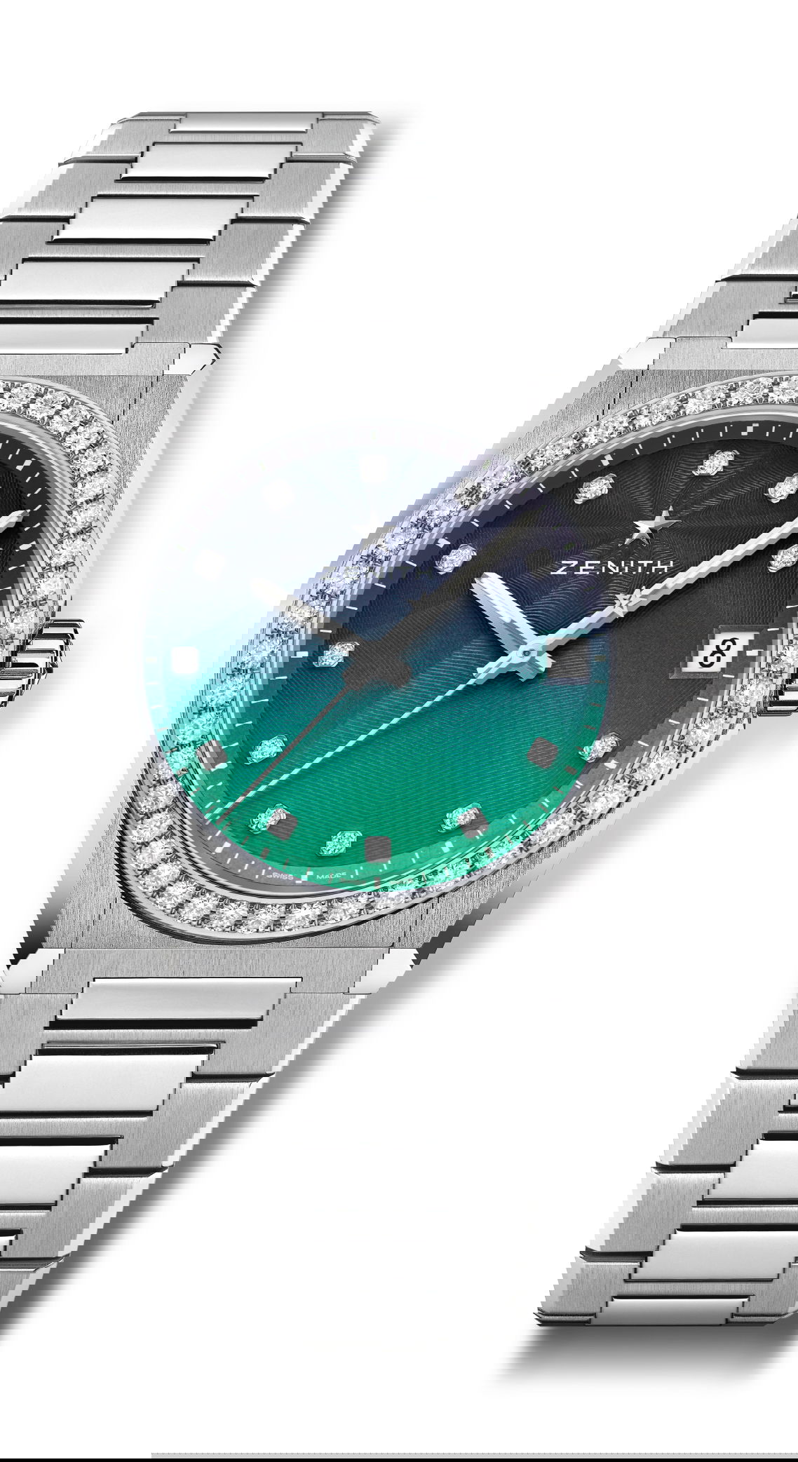 Zenith Defy Midnight Borealis luxury timepiece - detailed view