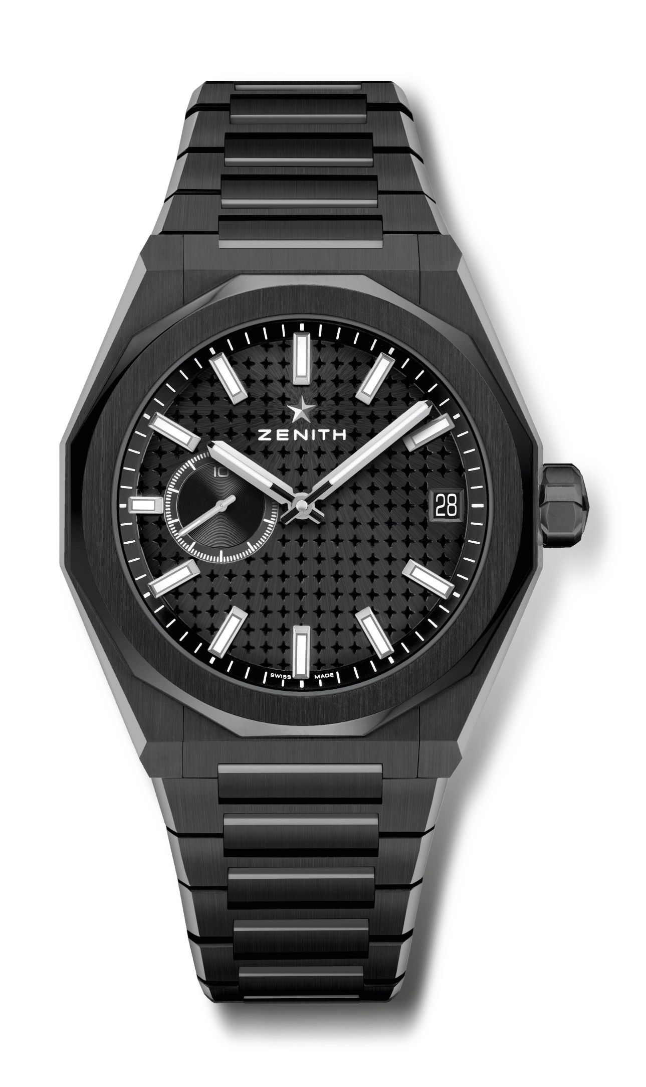 Zenith Defy Skyline Black Ceramic luxury timepiece - detailed view