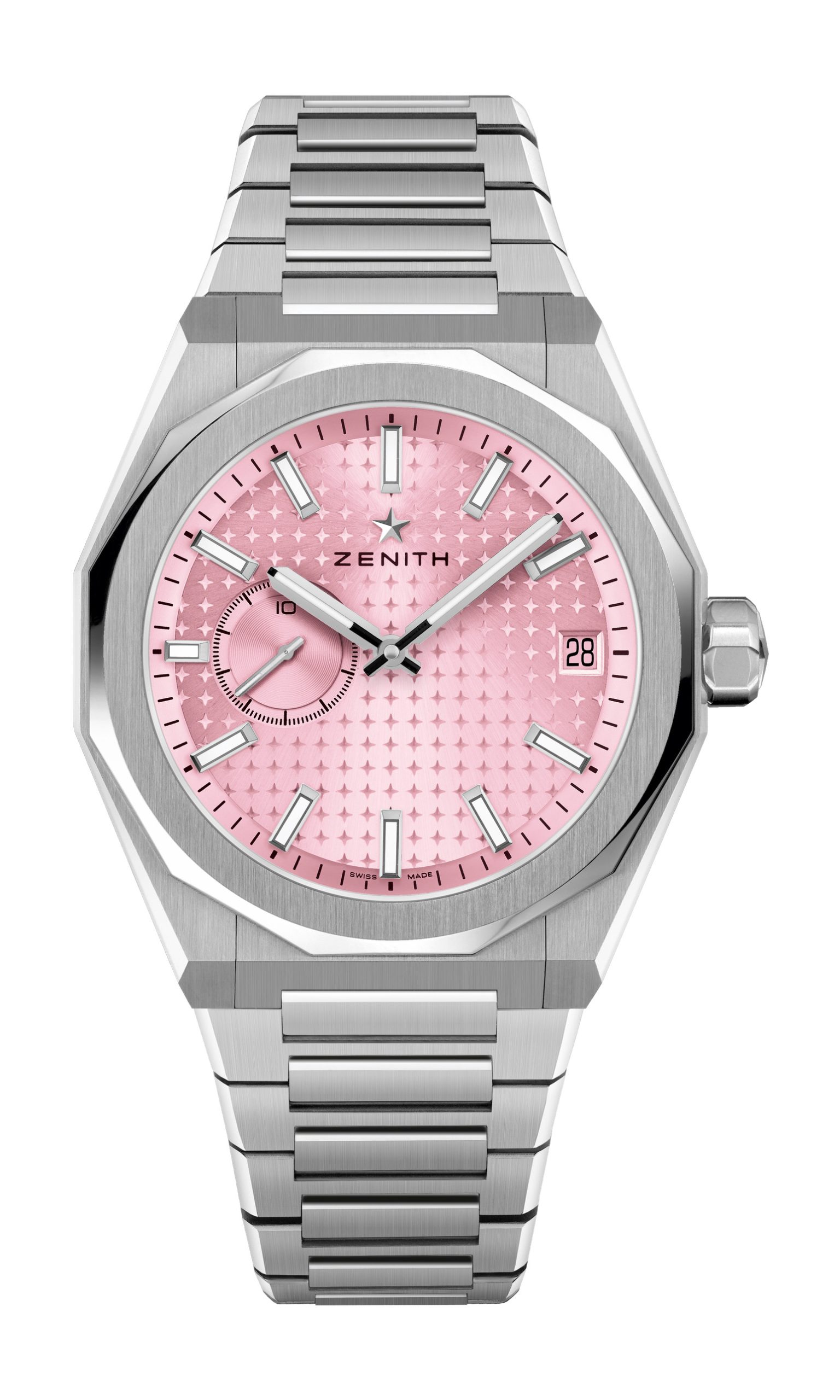 Zenith Defy Skyline Pink 41 luxury timepiece - detailed view