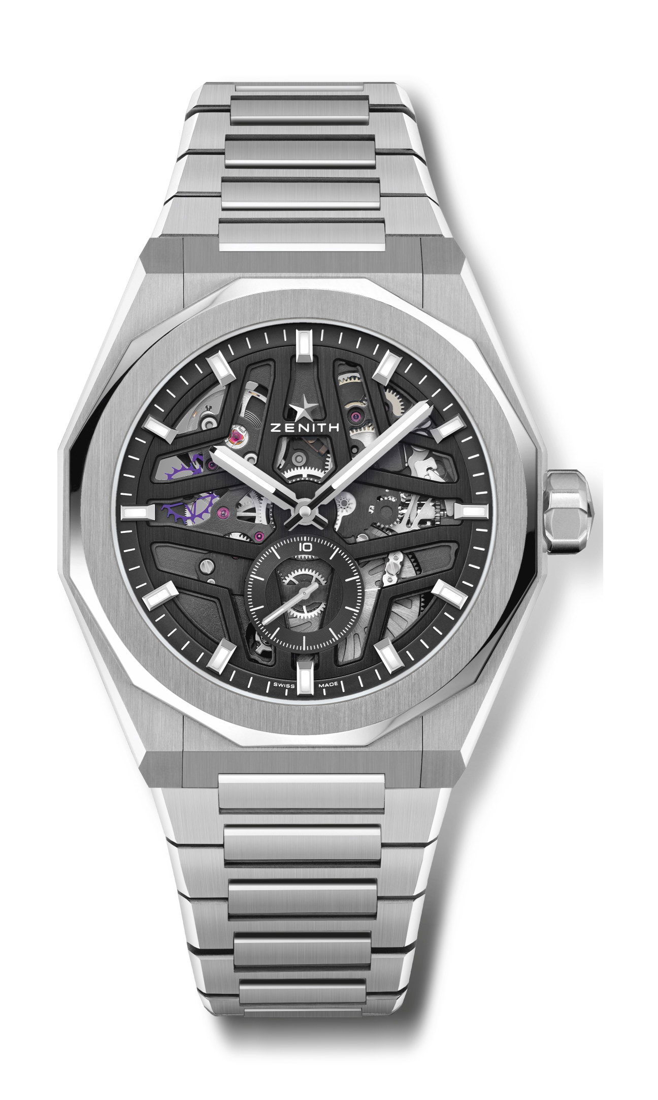 Zenith Defy Skyline Skeleton luxury timepiece - detailed view