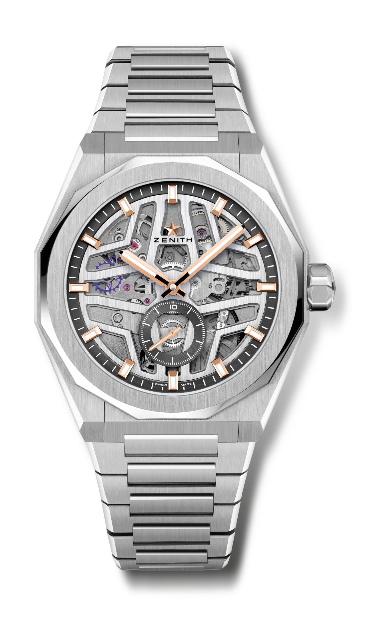 Zenith Defy Skyline Skeleton Boutique Edition luxury timepiece - detailed view